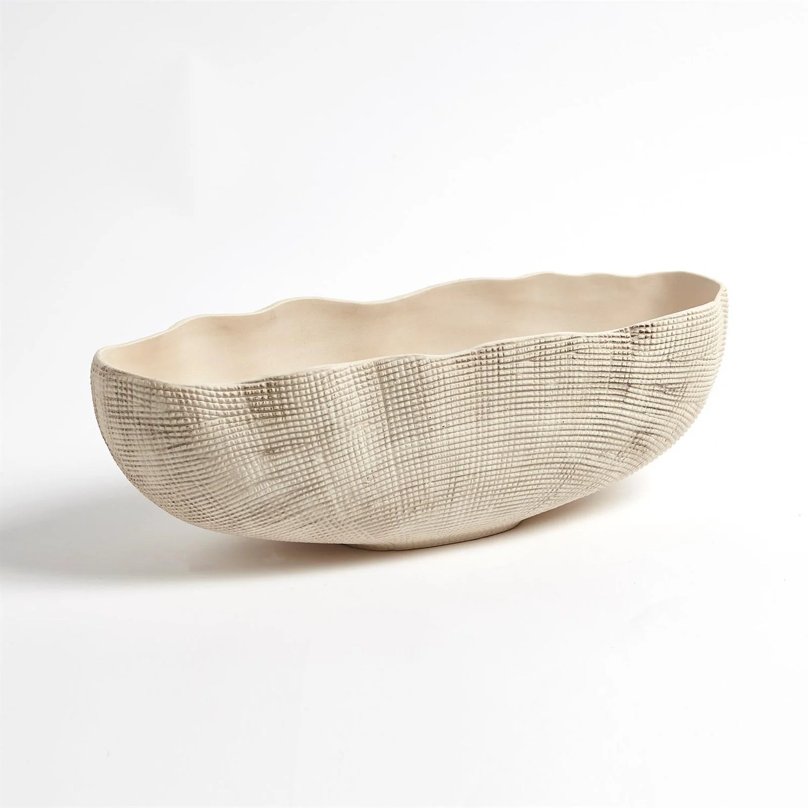 Global Views Sisal Oval Bowl - Image 2