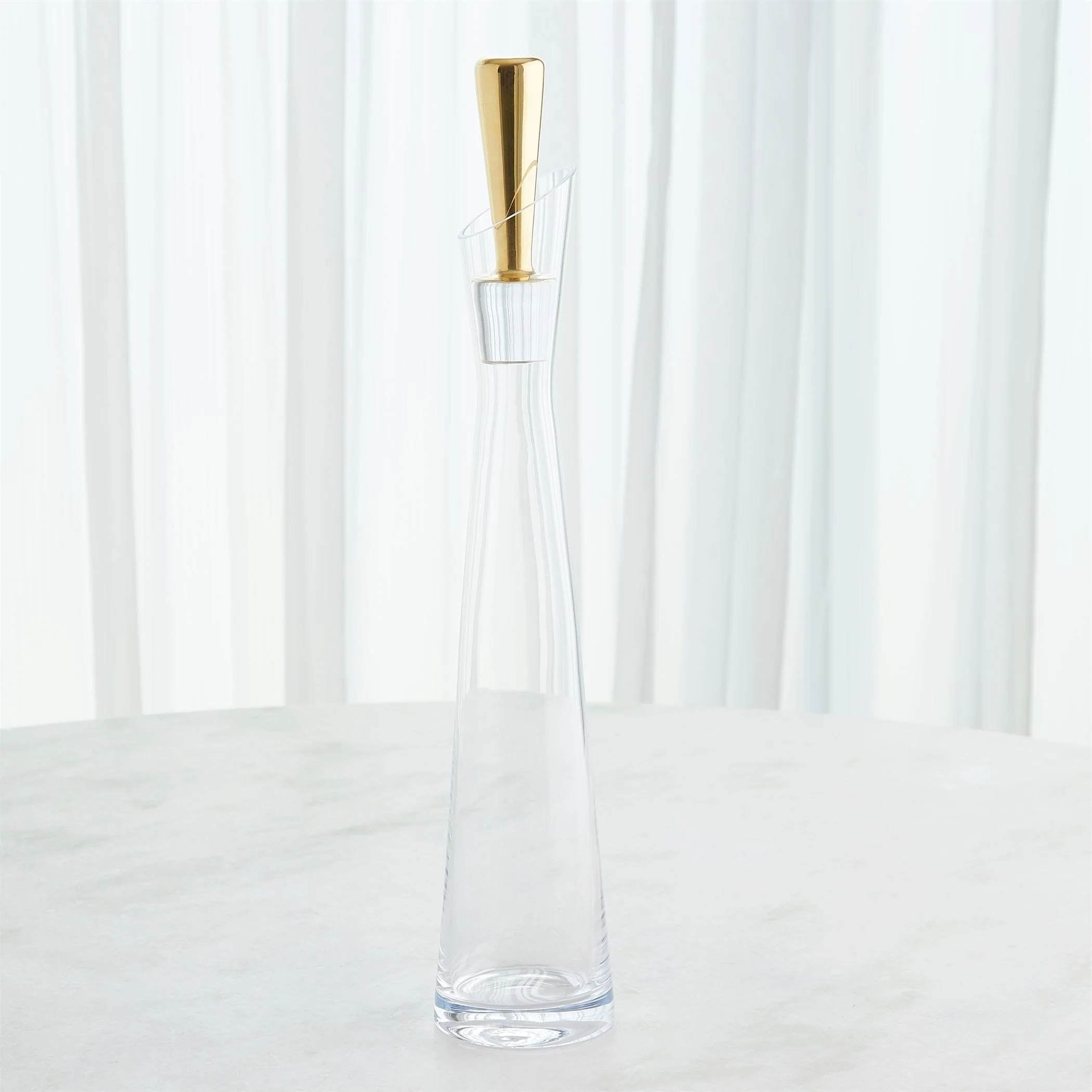 Global Views Slant Decanter Gold - Image 15