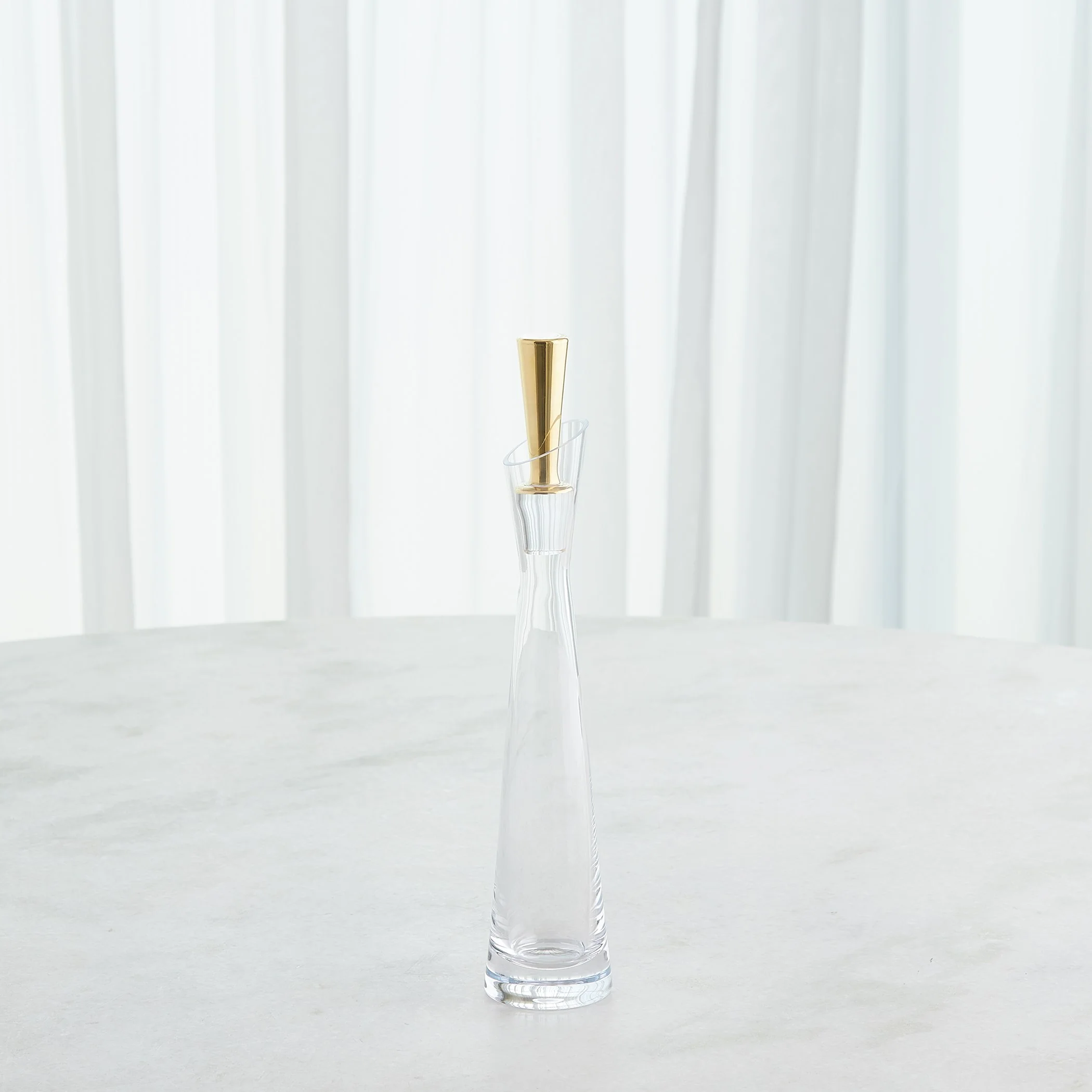 Global Views Slant Decanter Gold - Image 3