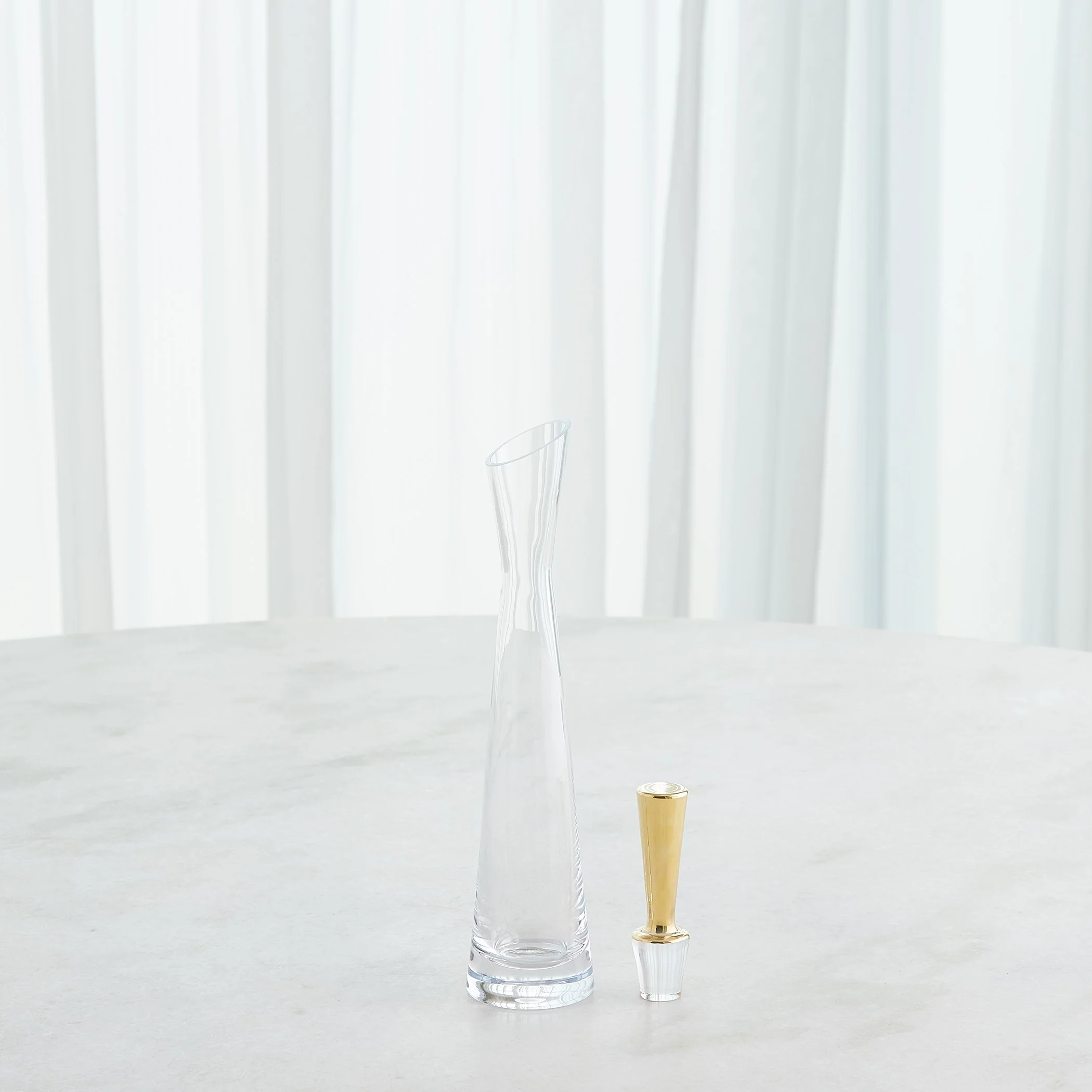 Global Views Slant Decanter Gold - Image 4