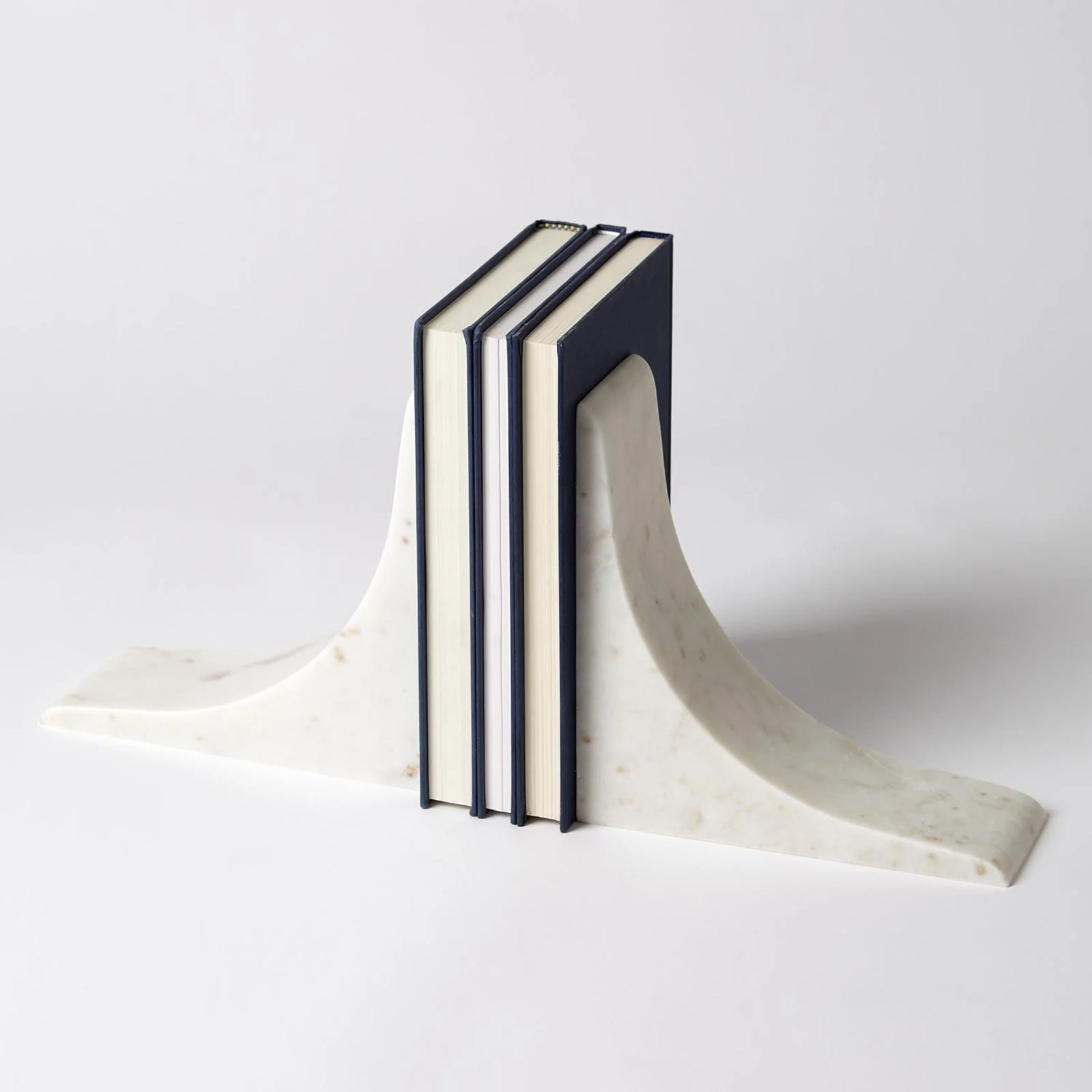Global Views Sleek Bookends White - Image 3