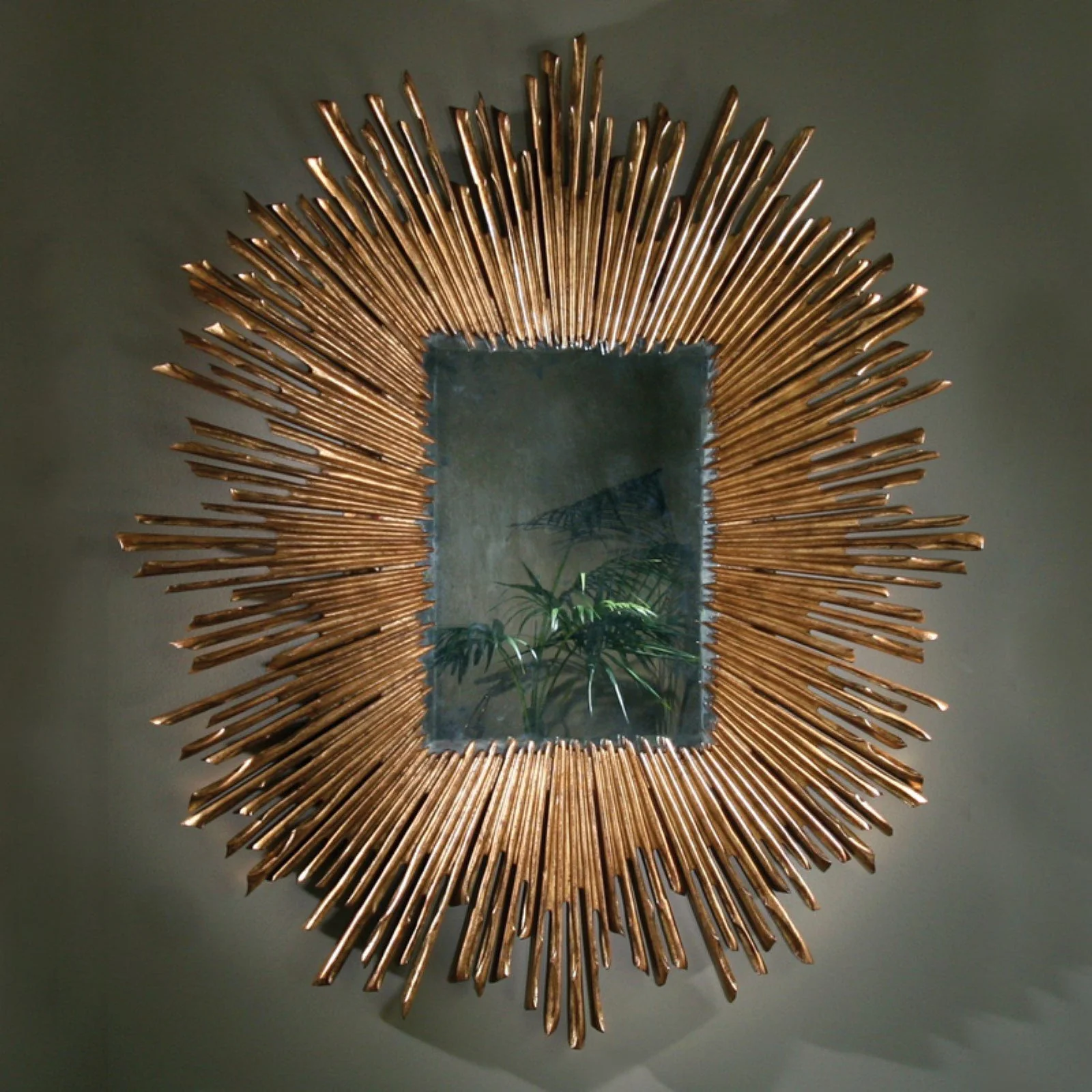 Global Views Soleil Mirror Gold Leaf - Image 4
