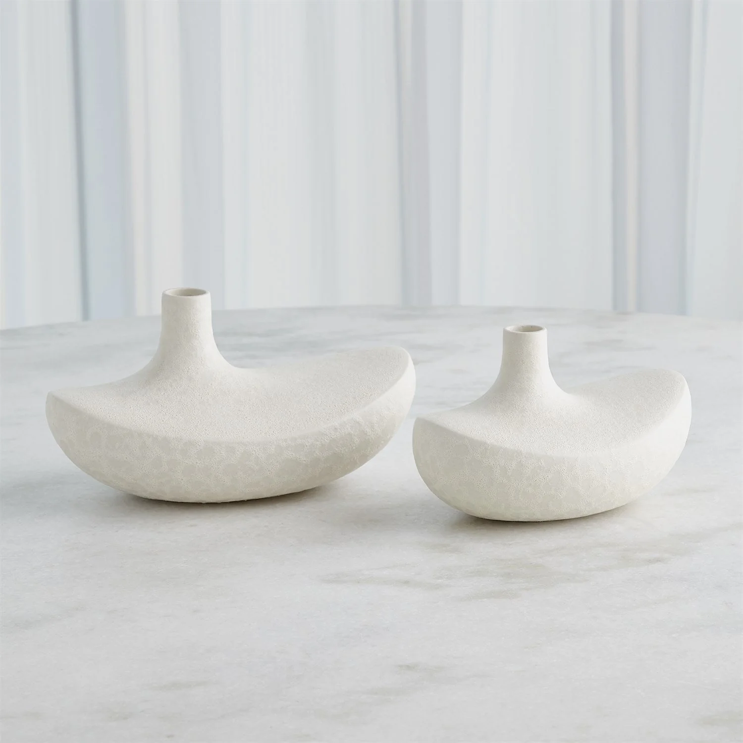 Global Views Solis Vase - White - Image 2