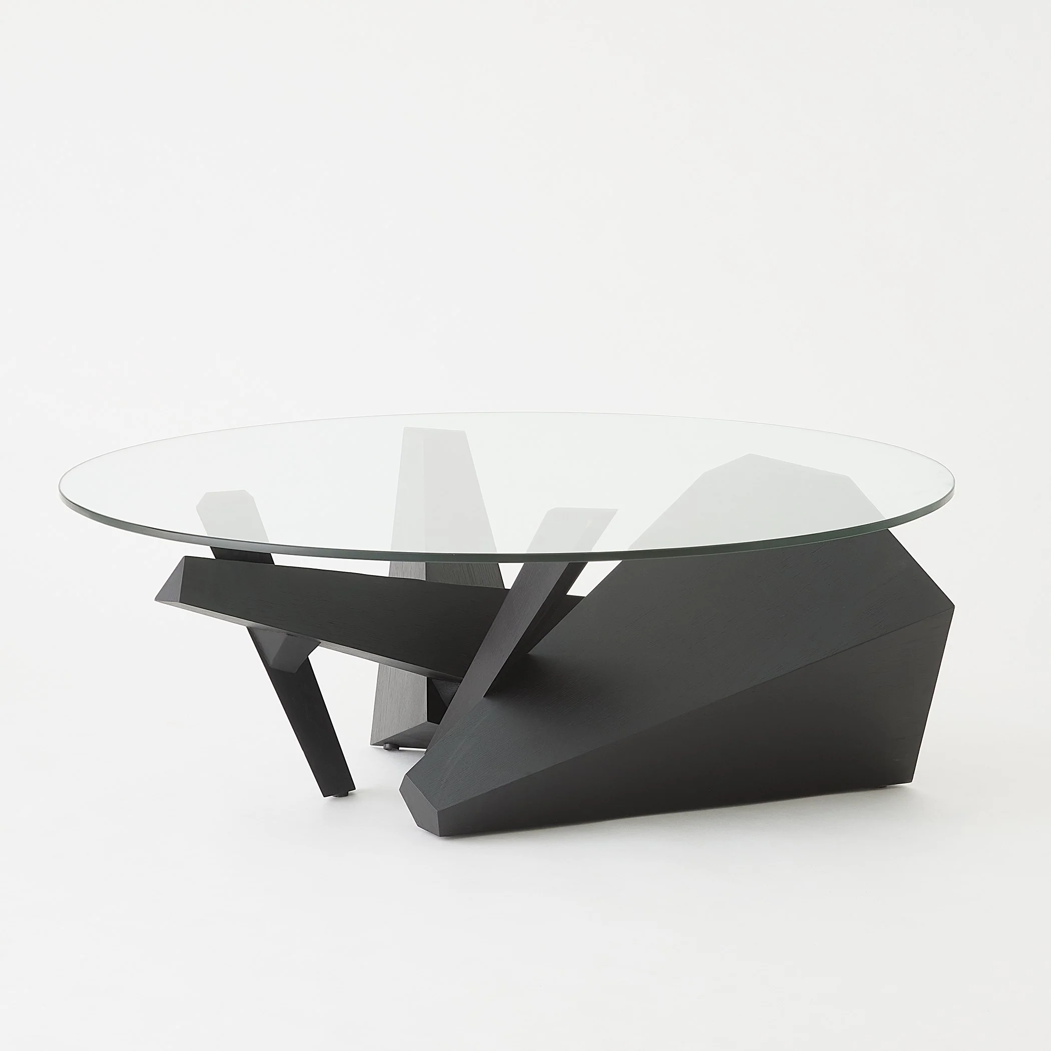 Global Views Spectrum Cocktail Table-Blackened Oak - Image 3