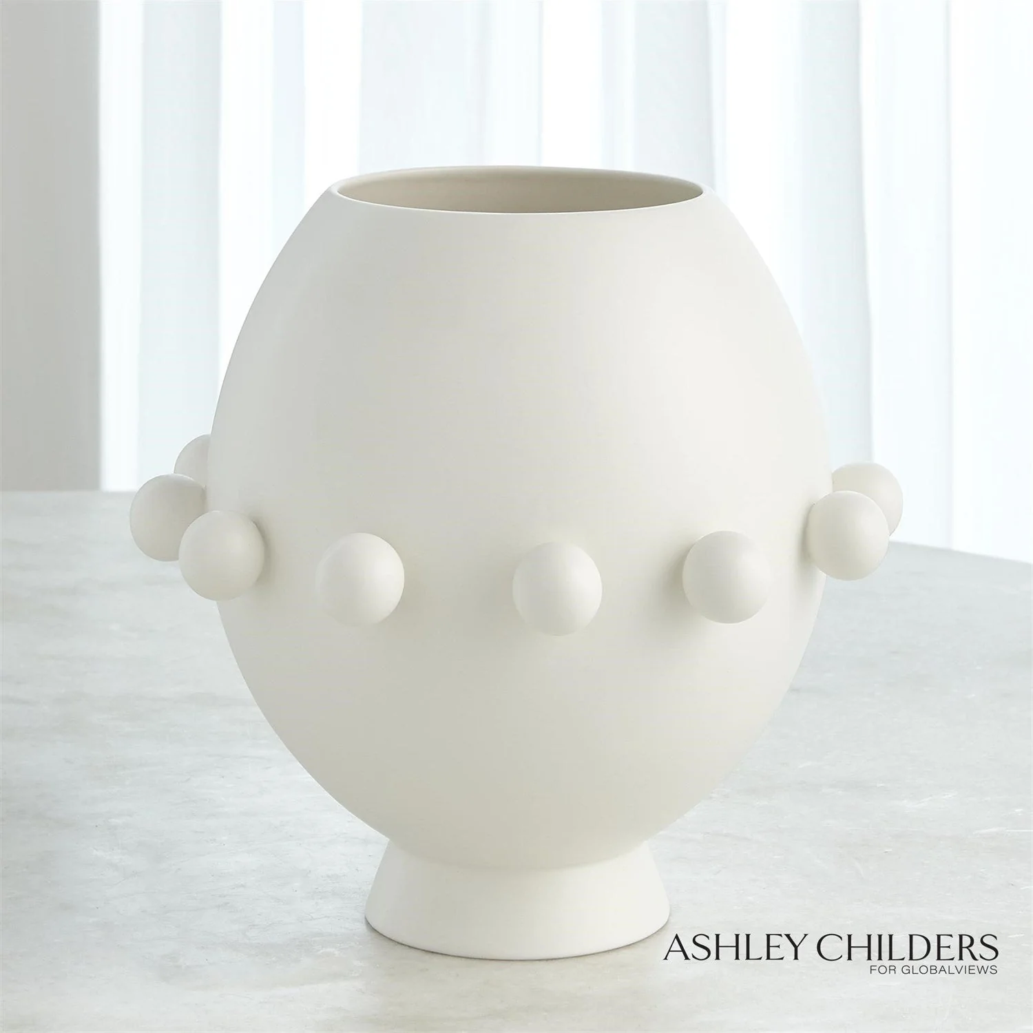 Global Views Spheres Collection Vase by Ashley Childers - Image 4