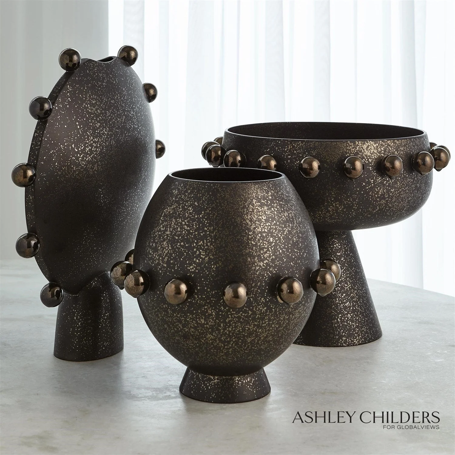 Global Views Spheres Collection Vessel by Ashley Childers - Image 11