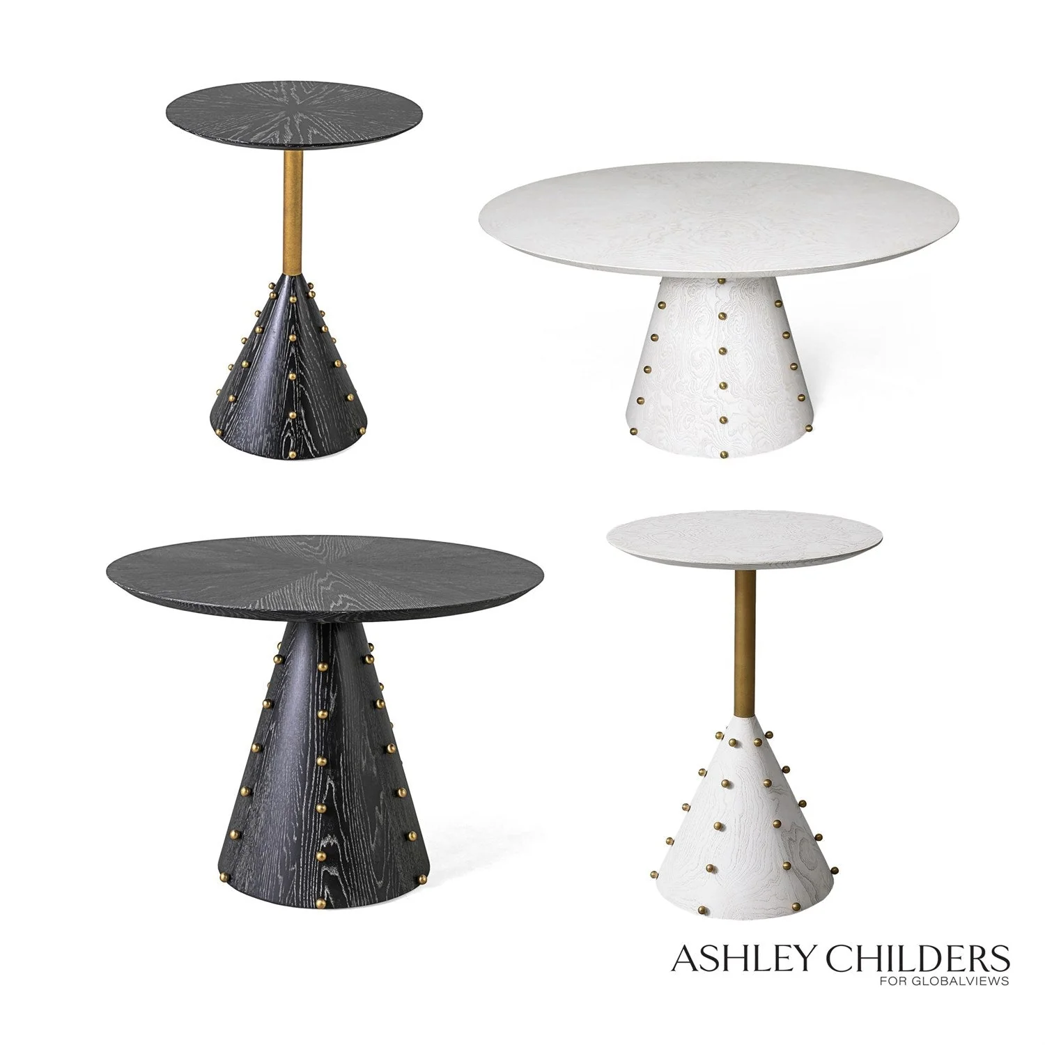 Global Views Spheres Dining Table by Ashley Childers - Image 10