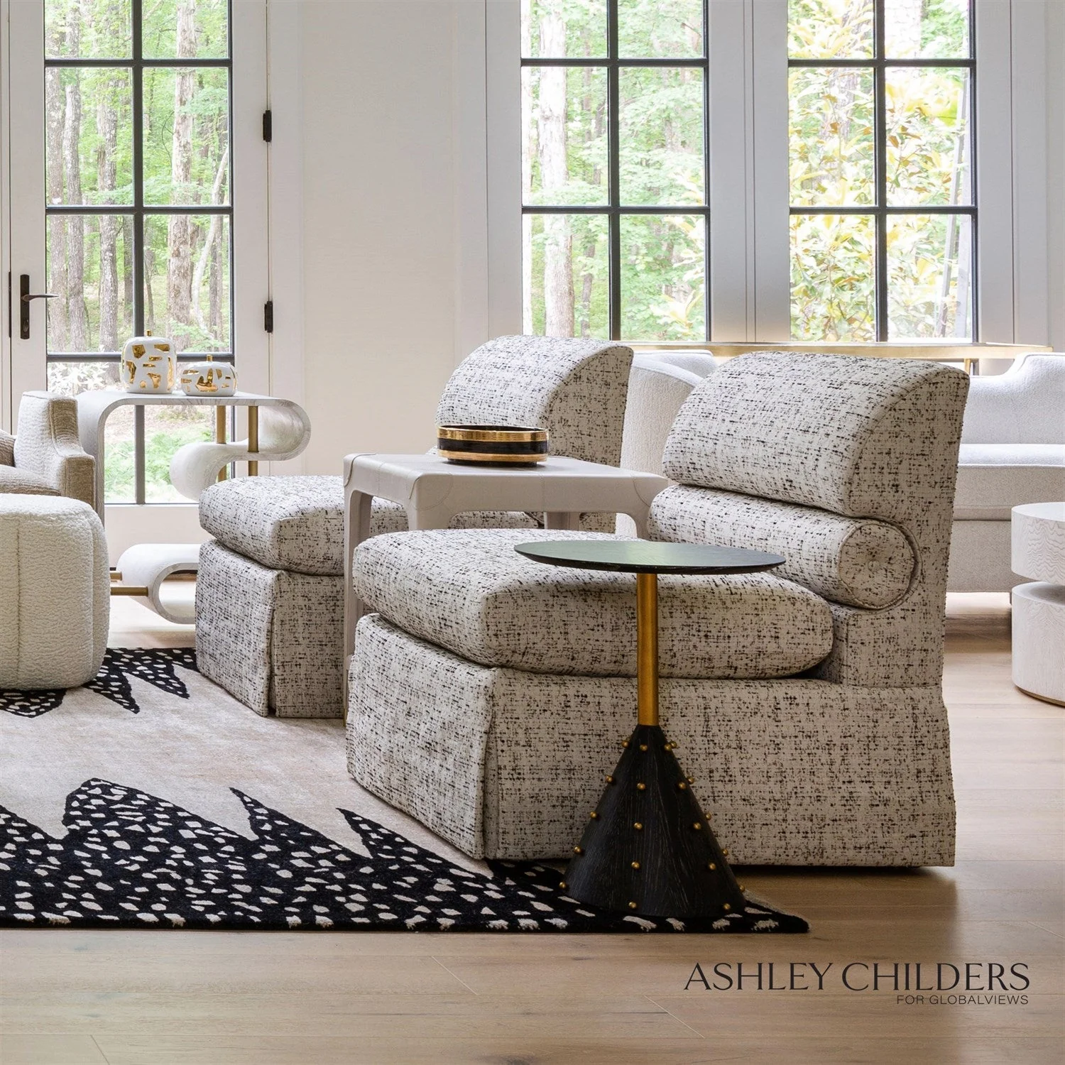 Global Views Spheres Drink Table by Ashley Childers - Image 3