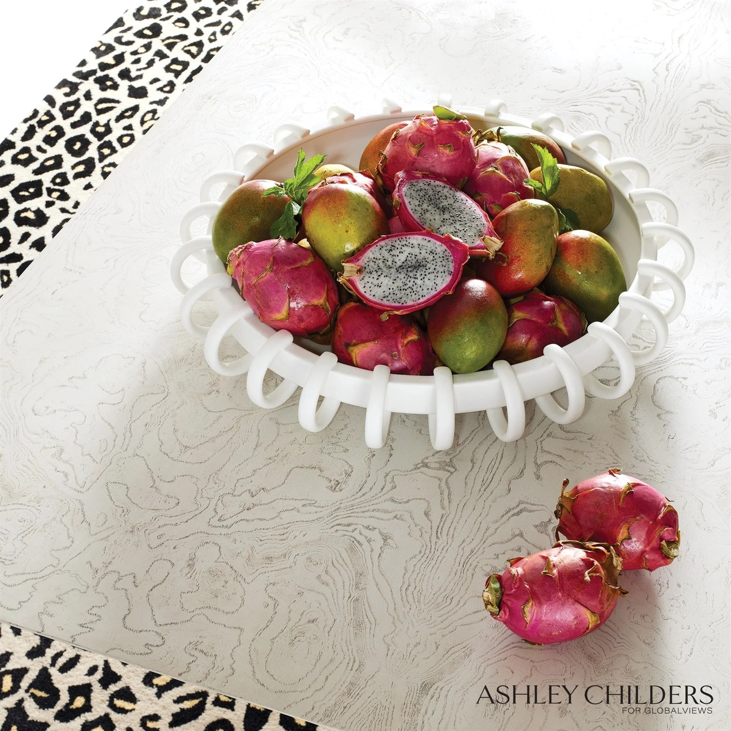 Global Views Spheres Rectangle Dining Table by Ashley Childers - Image 2