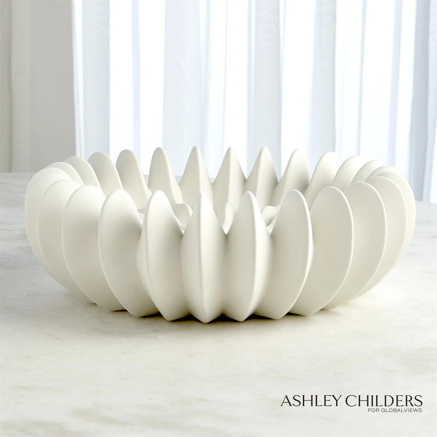 Global Views Spicchi Line Bowl by Ashley Childers - Image 2