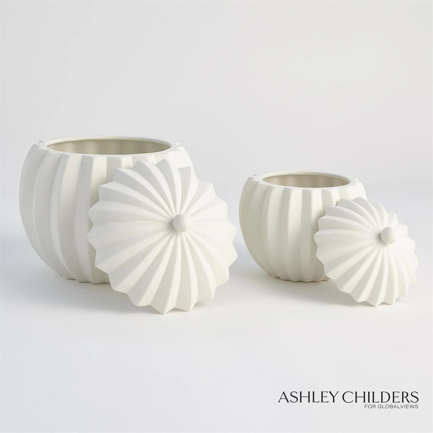 Global Views Spicchi Line Bowl with Lid by Ashley Childers - Image 8