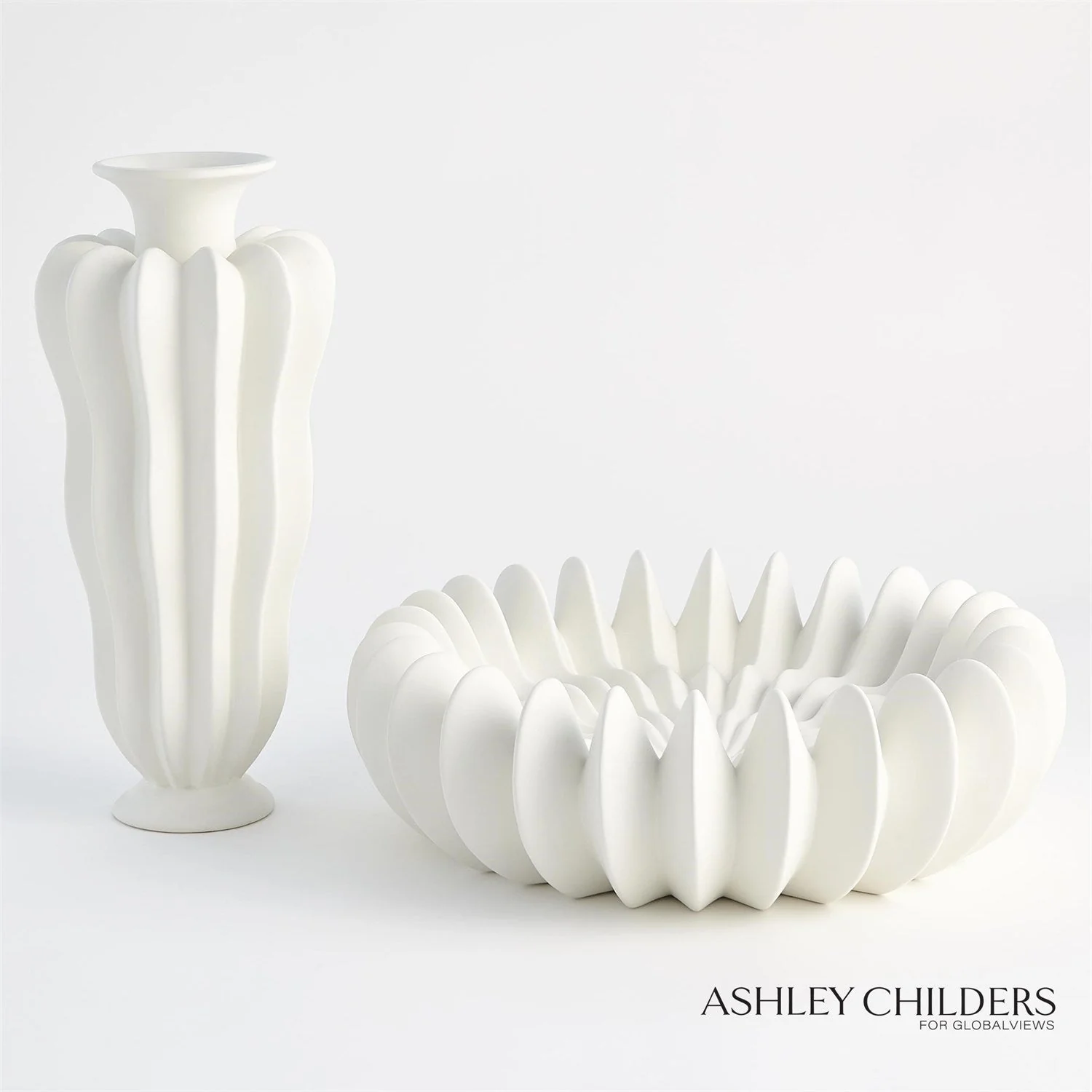 Global Views Spicchi Line Vase by Ashley Childers - Image 2