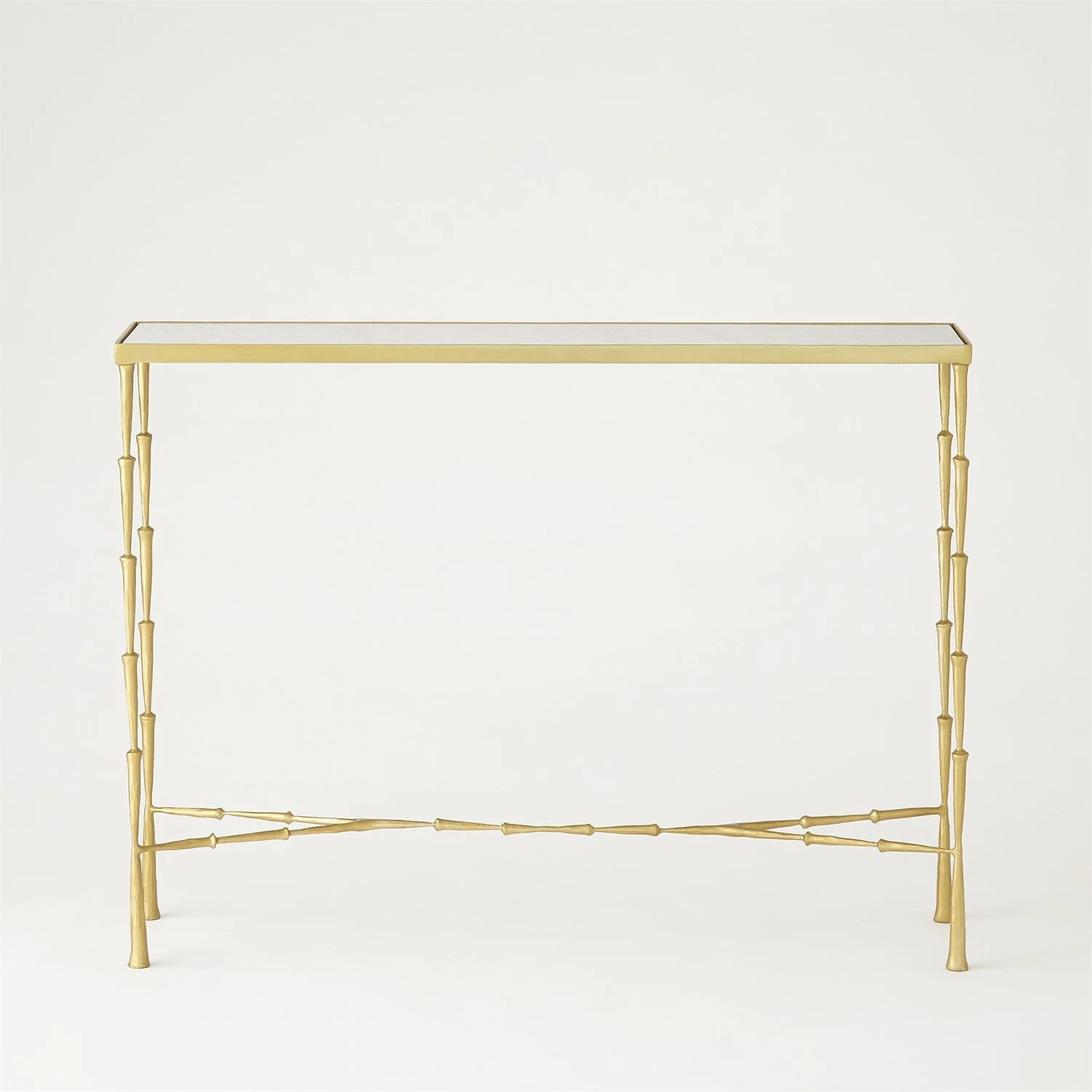 Global Views Spike Console - Antique Brass - Image 3