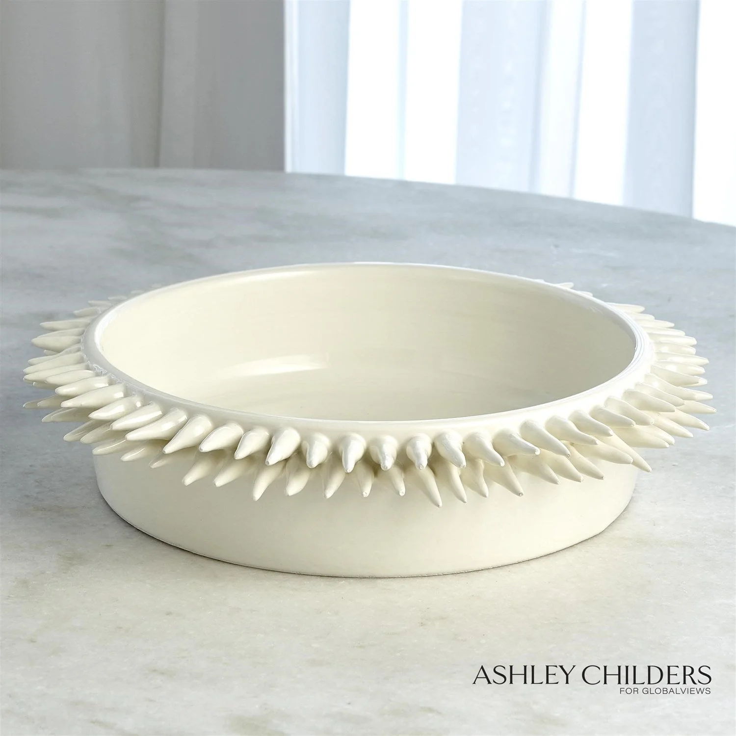 Global Views Spike Low Bowl by Ashley Childers - Image 2