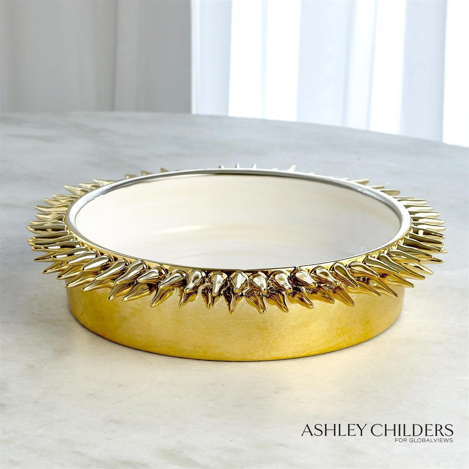 Global Views Spike Low Bowl by Ashley Childers - Image 5