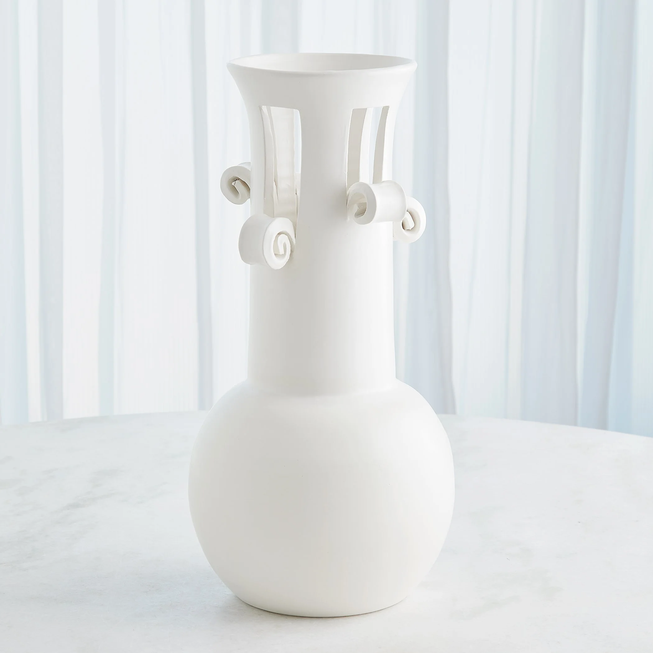 Global Views Spiral Handle Vase - Image 10