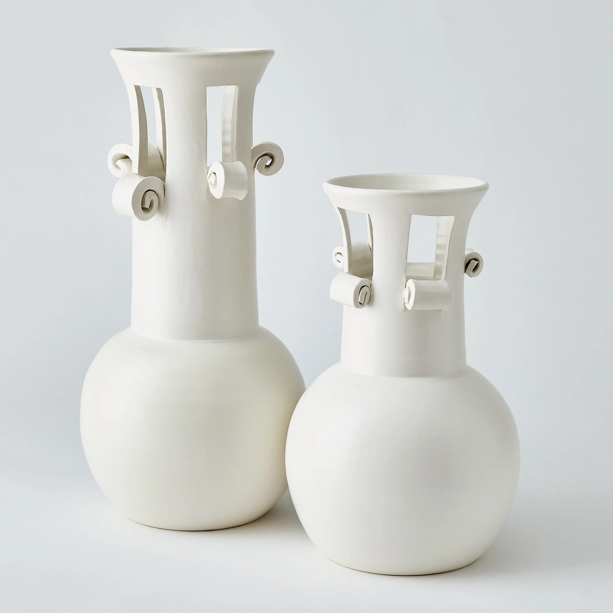 Global Views Spiral Handle Vase - Image 2