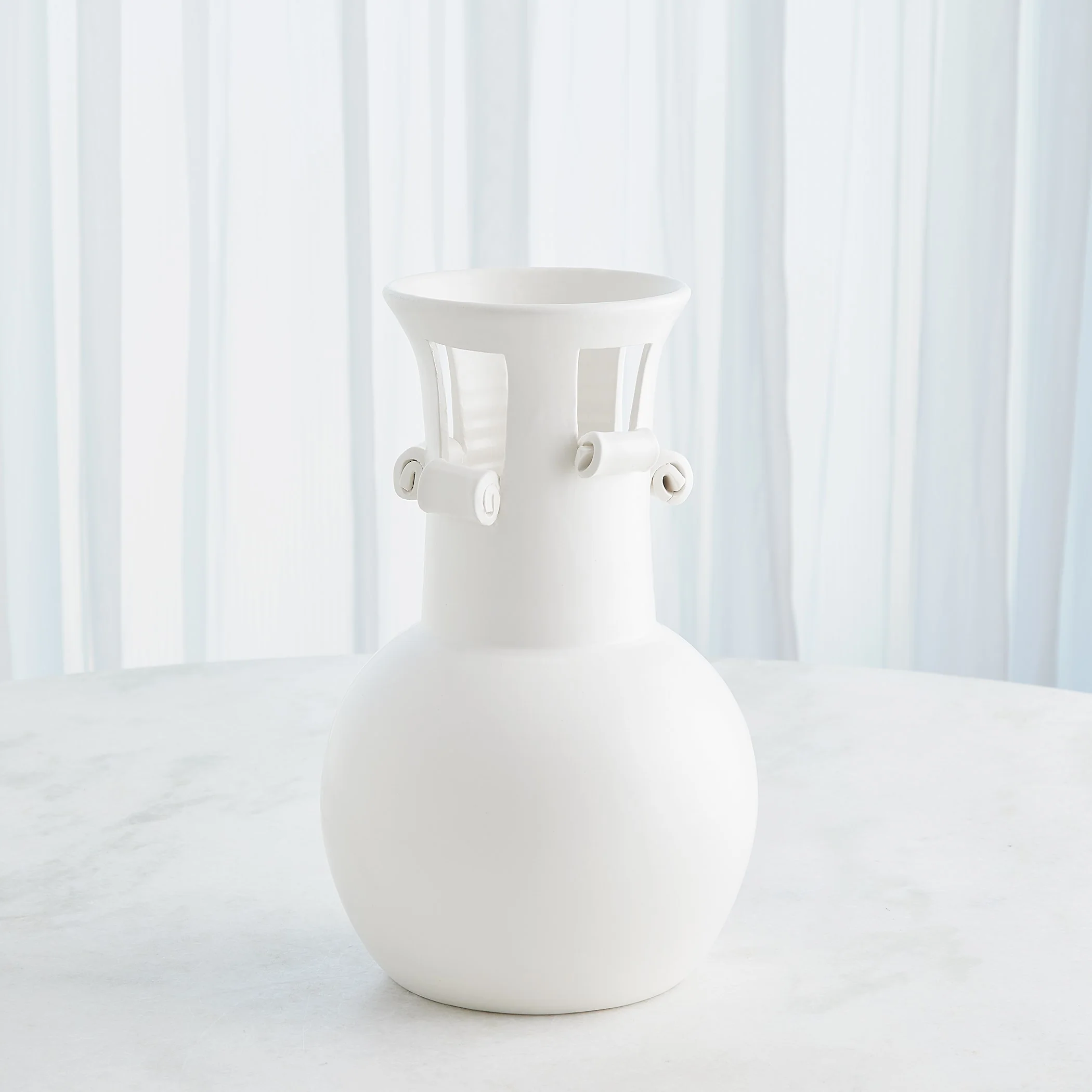 Global Views Spiral Handle Vase - Image 3