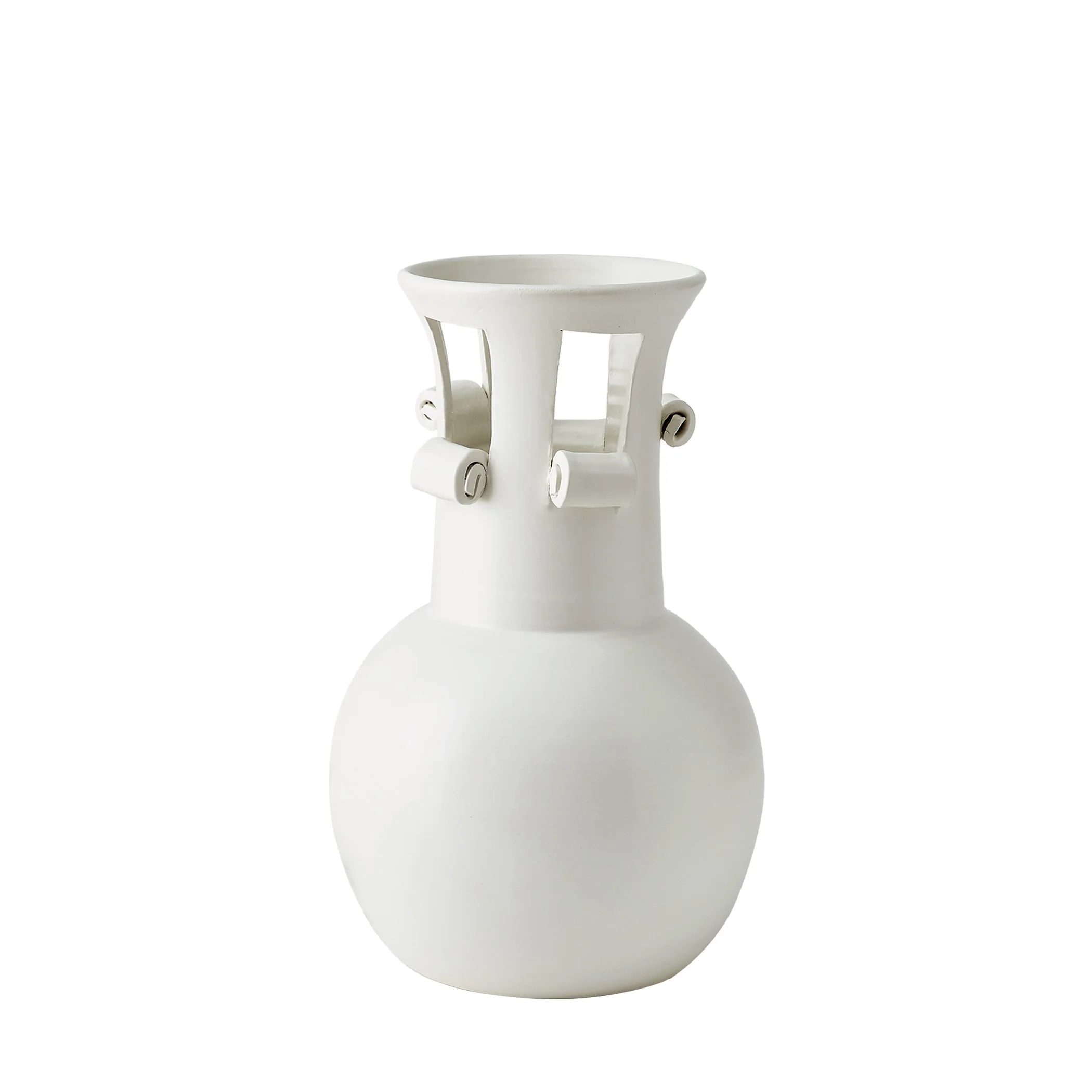 Global Views Spiral Handle Vase - Image 8