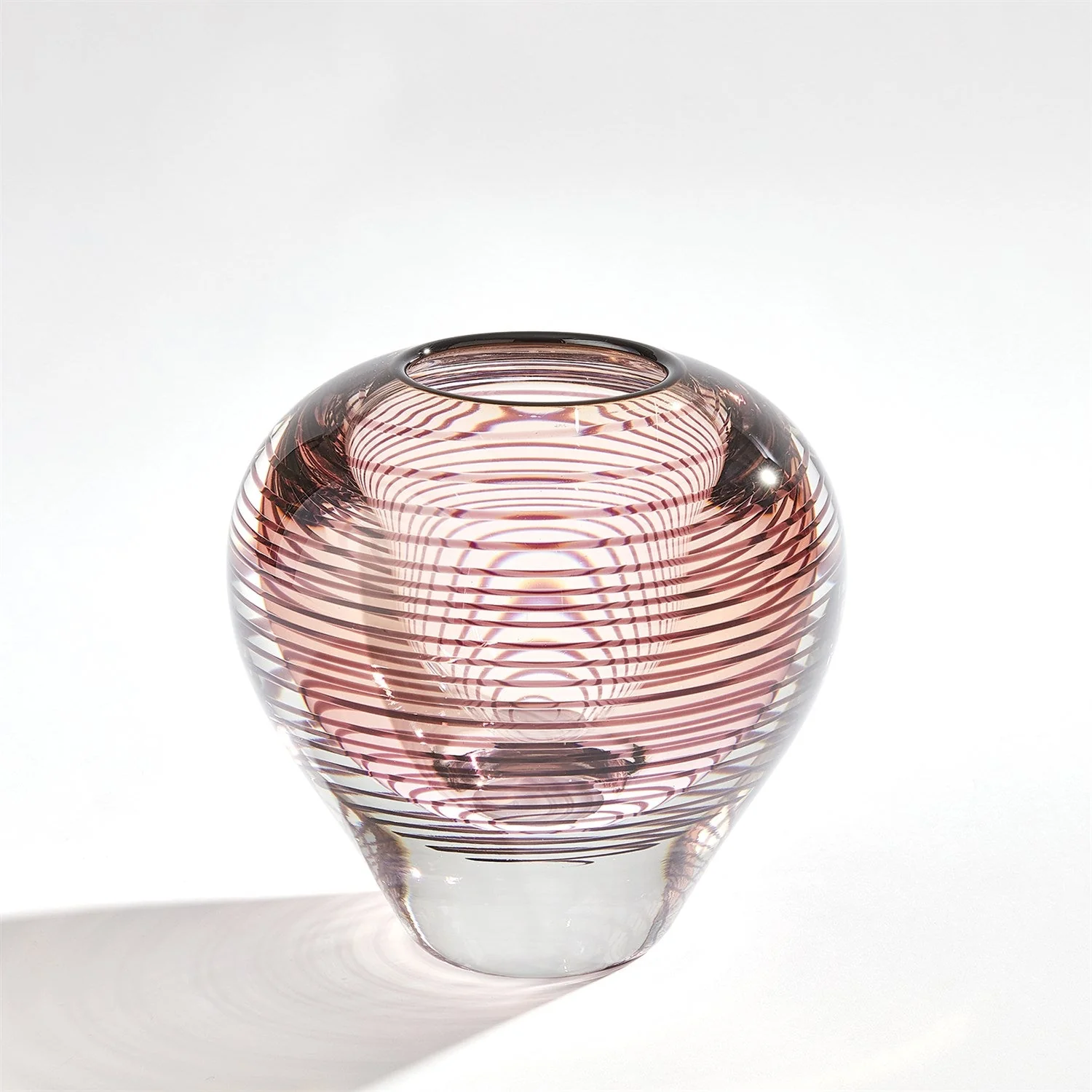 Global Views Spiraled Vase - Amber - Image 8