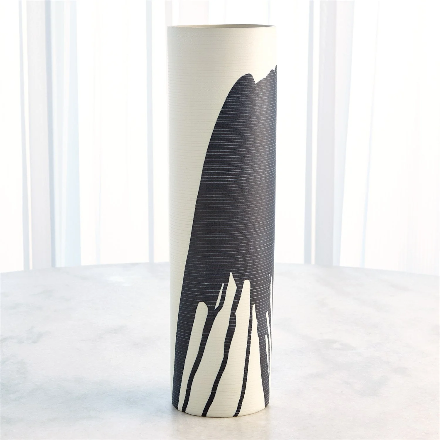 Global Views Splatter Vase - Ink - Image 4