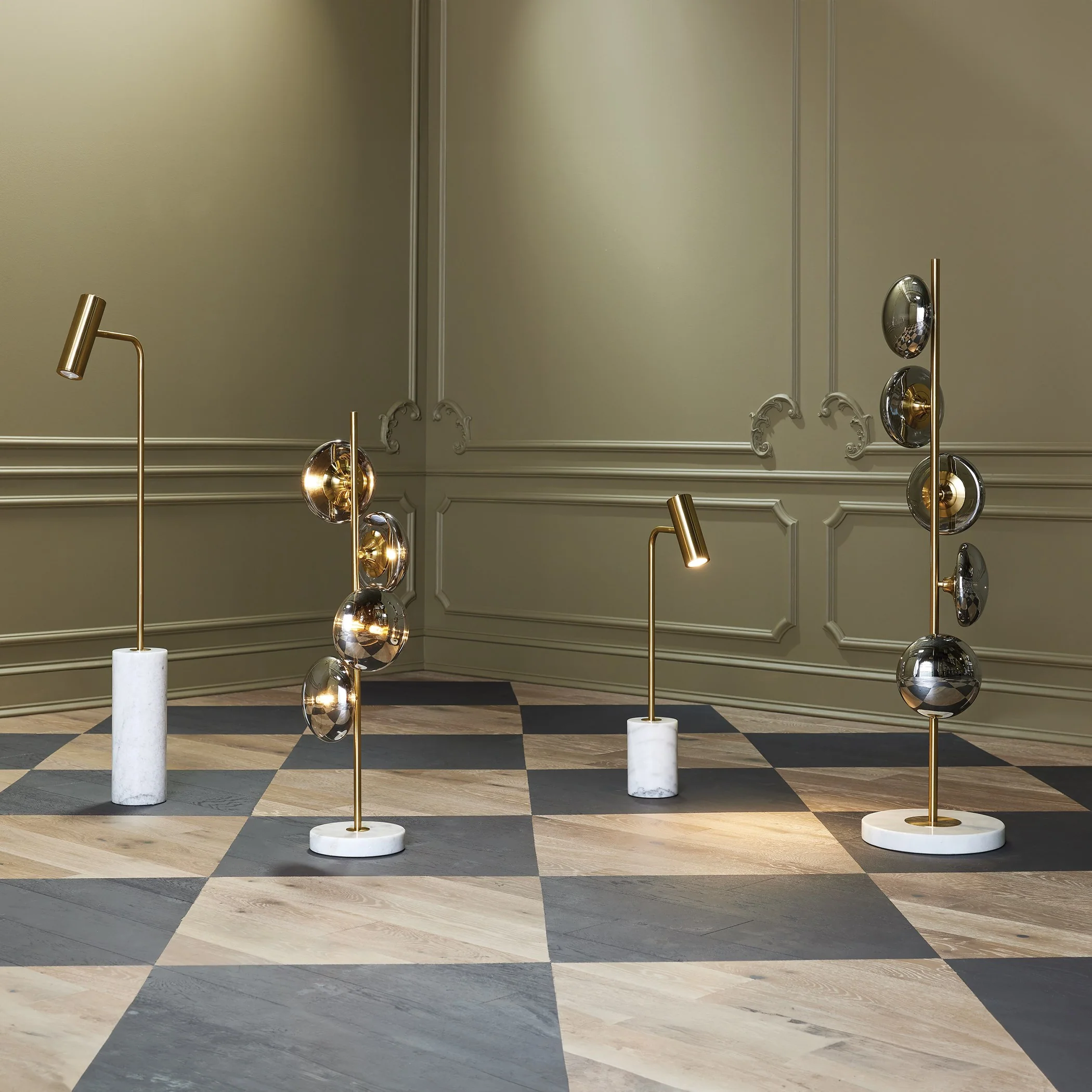 Global Views Spotlight Floor Lamp Brass - Image 12