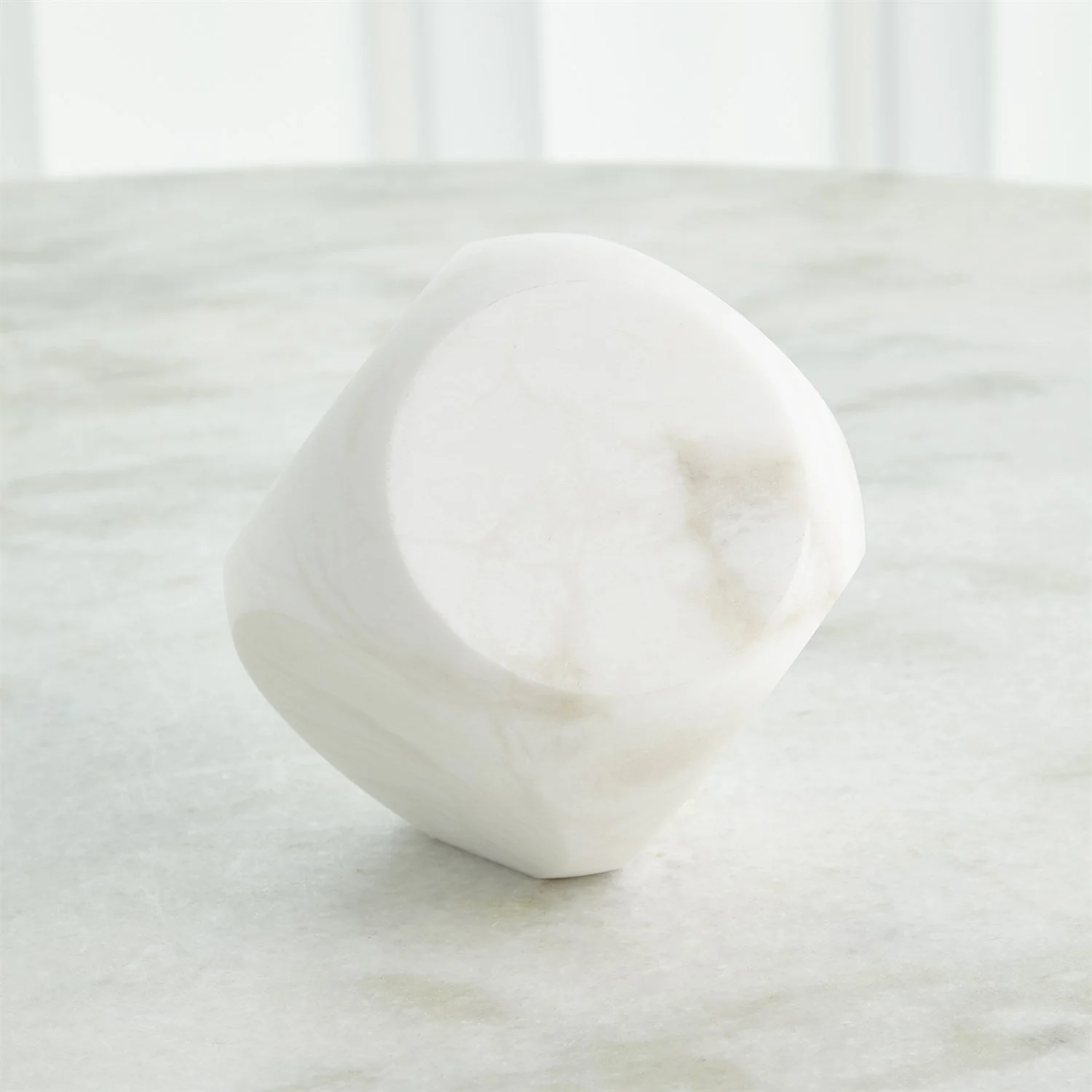 Global Views Square Alabaster Object - Image 11