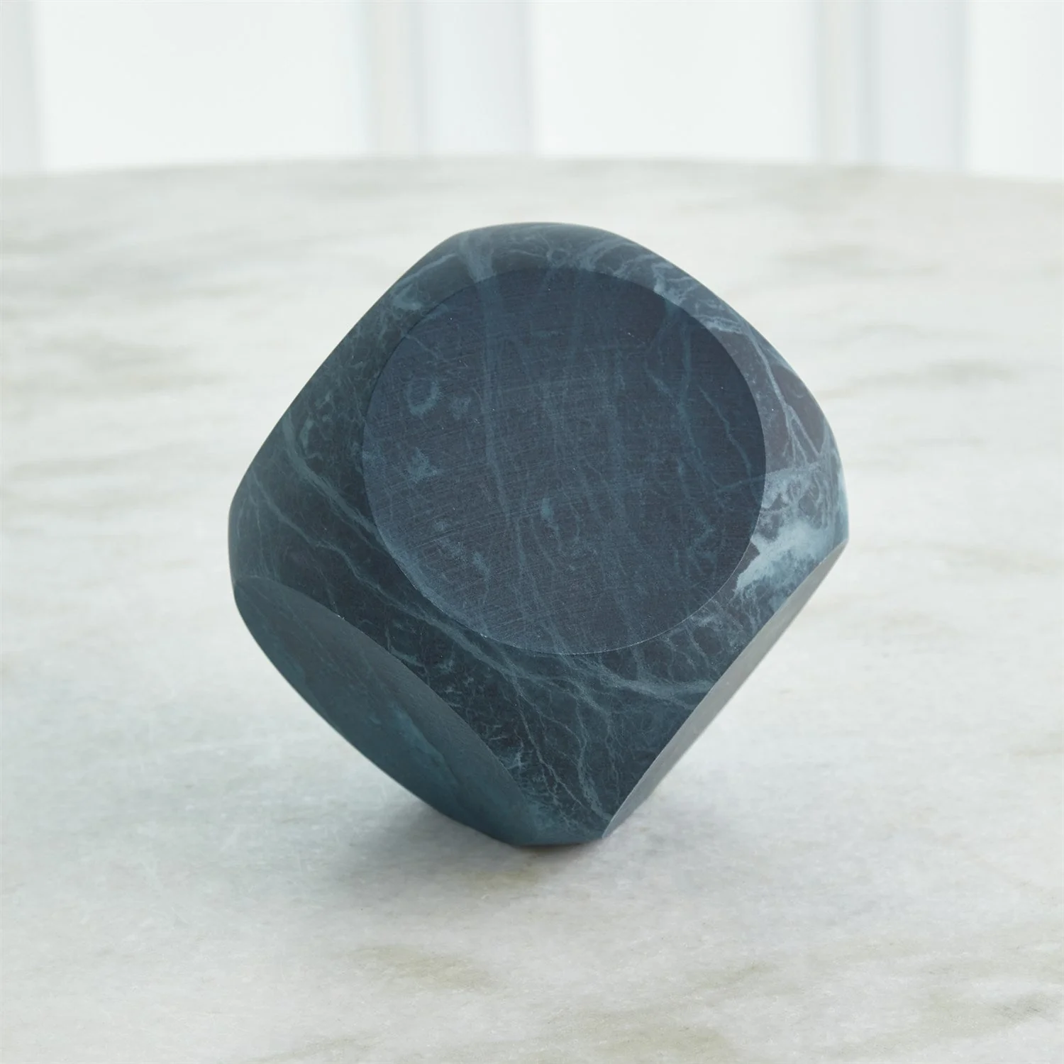 Global Views Square Alabaster Object - Image 4
