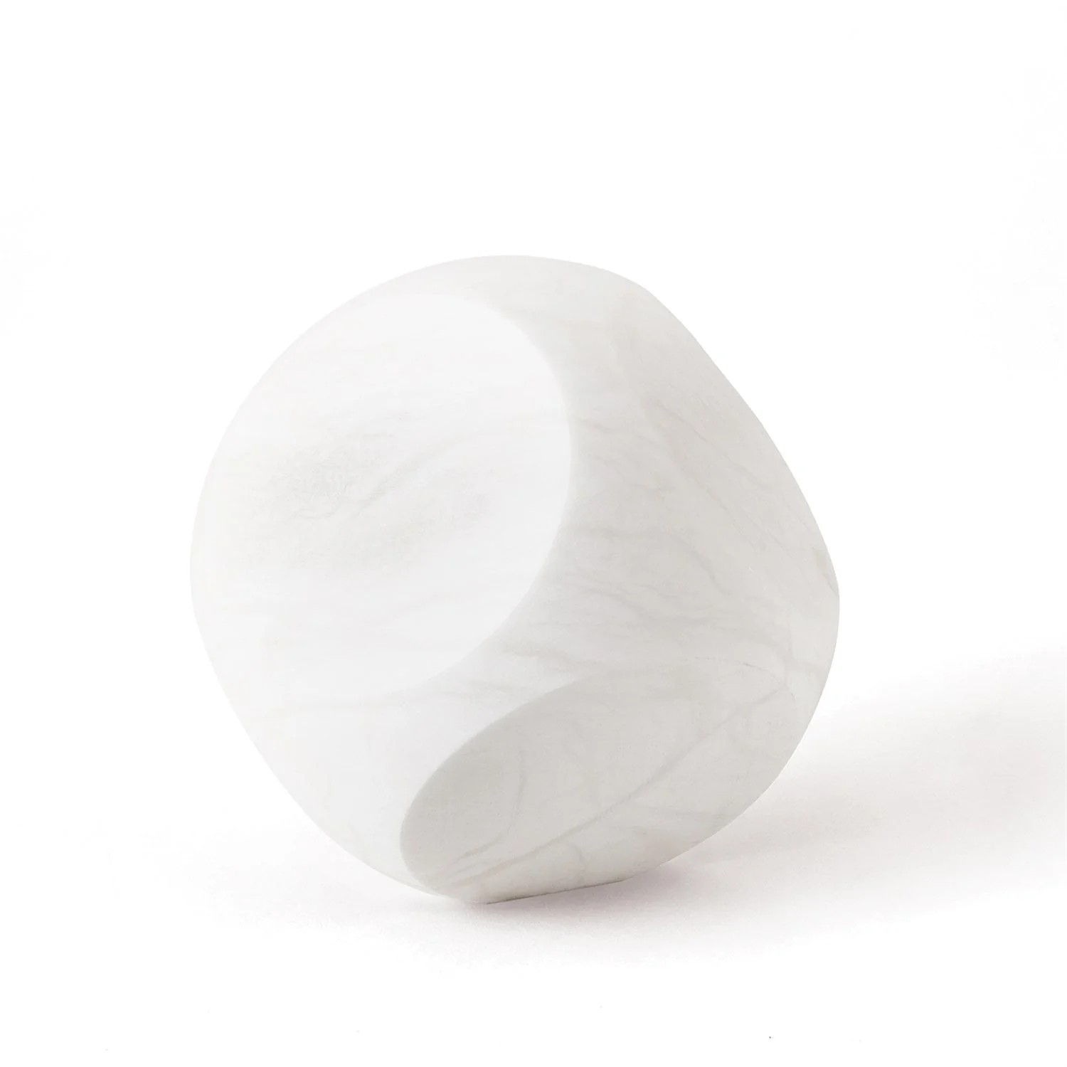 Global Views Square Alabaster Object - Image 9