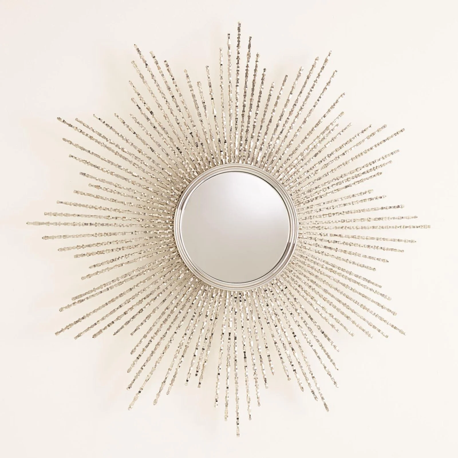 Global Views Square Beaded Burst Mirror - Image 2