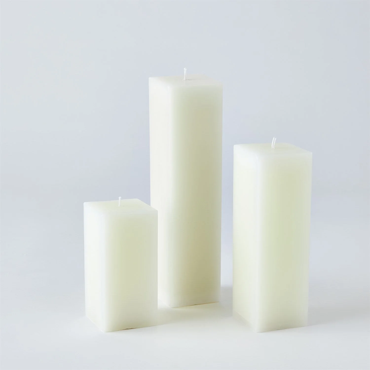 Global Views Square Pillar Candle - Unscented - Image 3