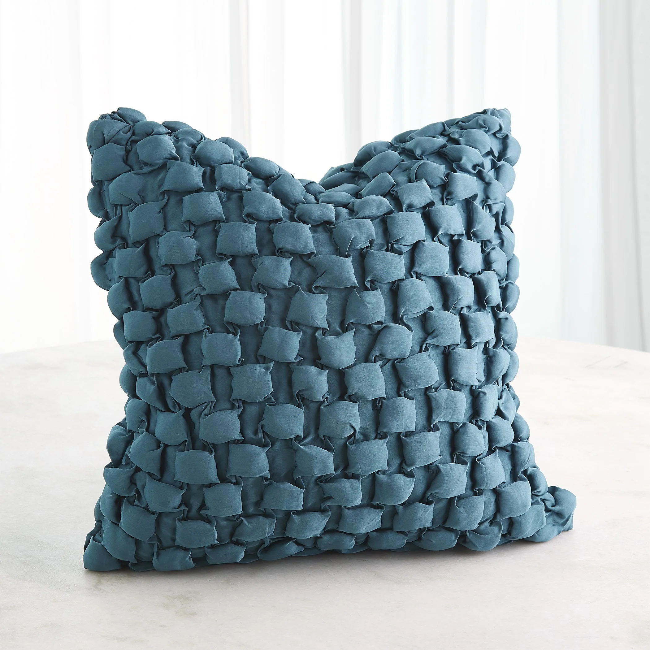 Global Views Square Ruche Pillow - Image 3