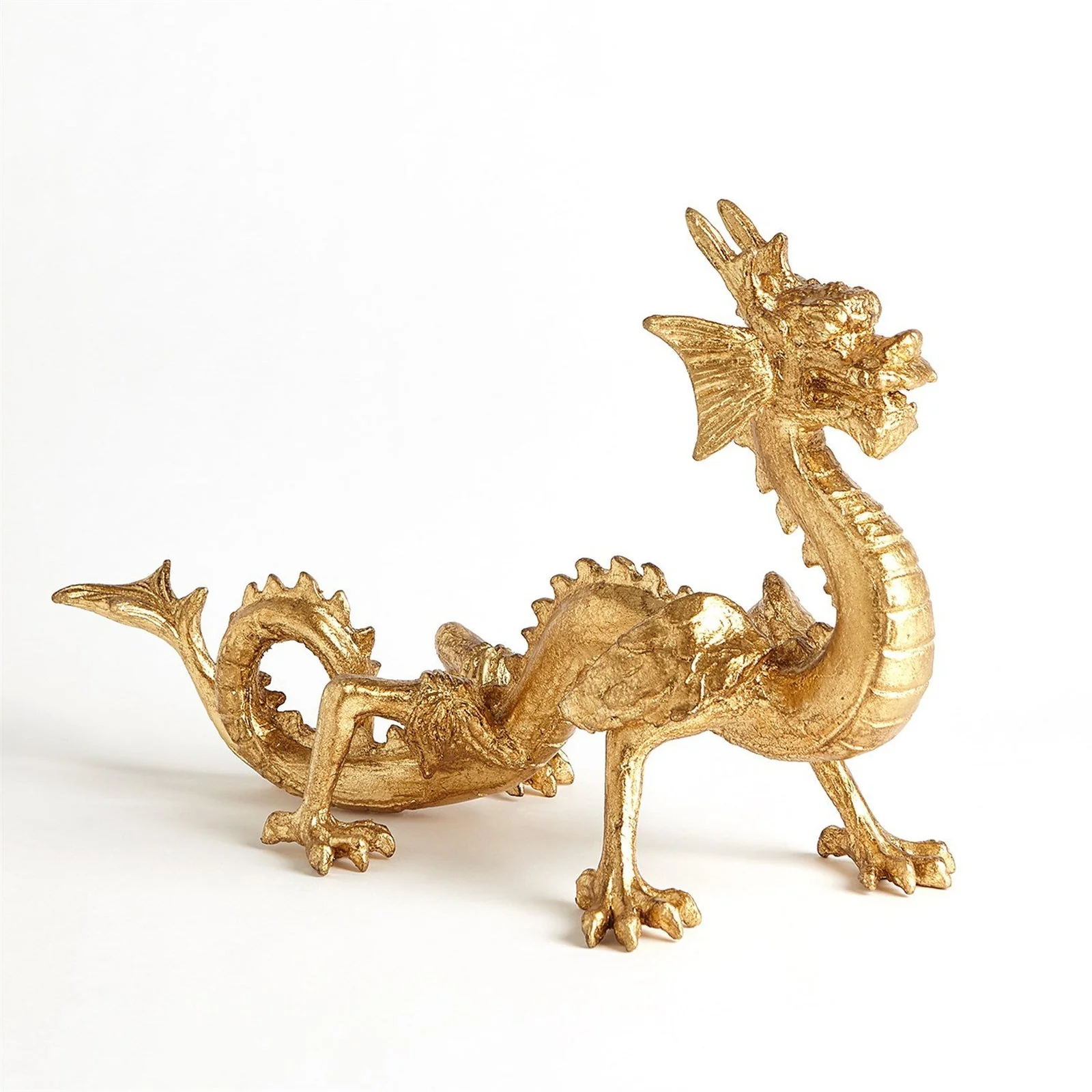 Global Views Standing Dragon-Gold Leaf - Image 2