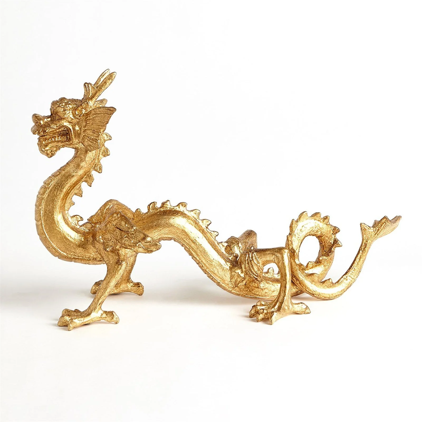 Global Views Standing Dragon-Gold Leaf - Image 3