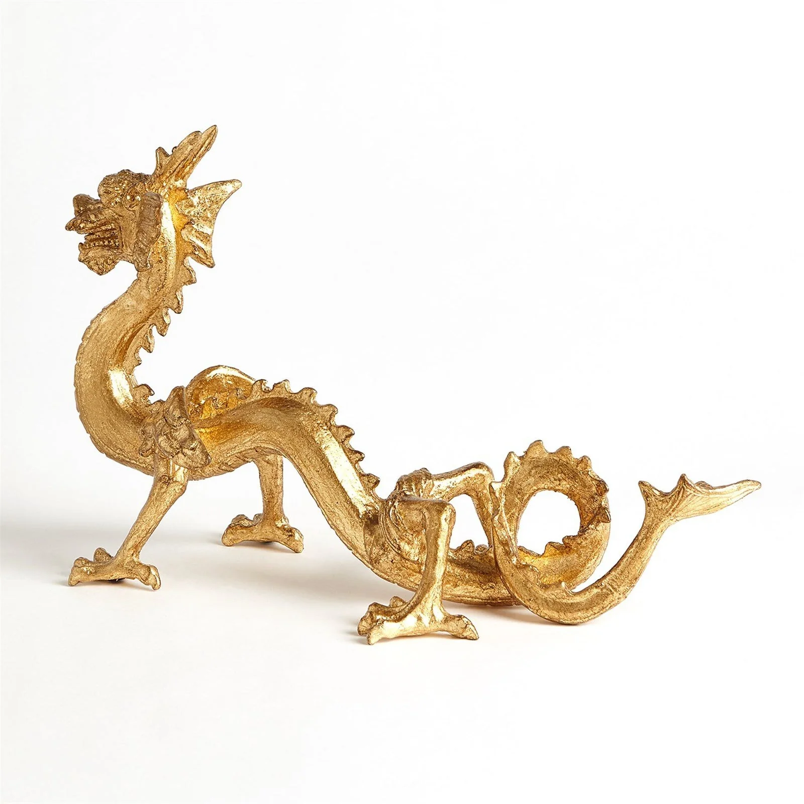 Global Views Standing Dragon-Gold Leaf - Image 4