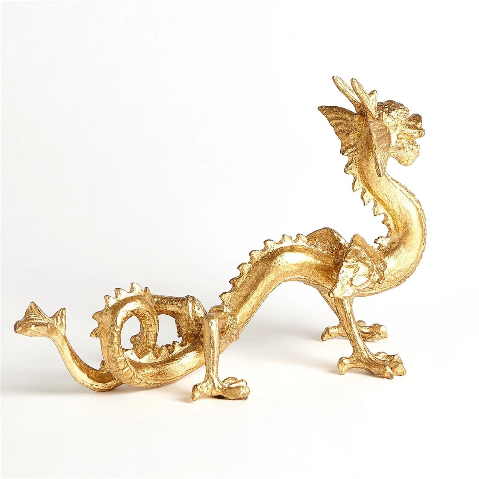 Global Views Standing Dragon-Gold Leaf - Image 5