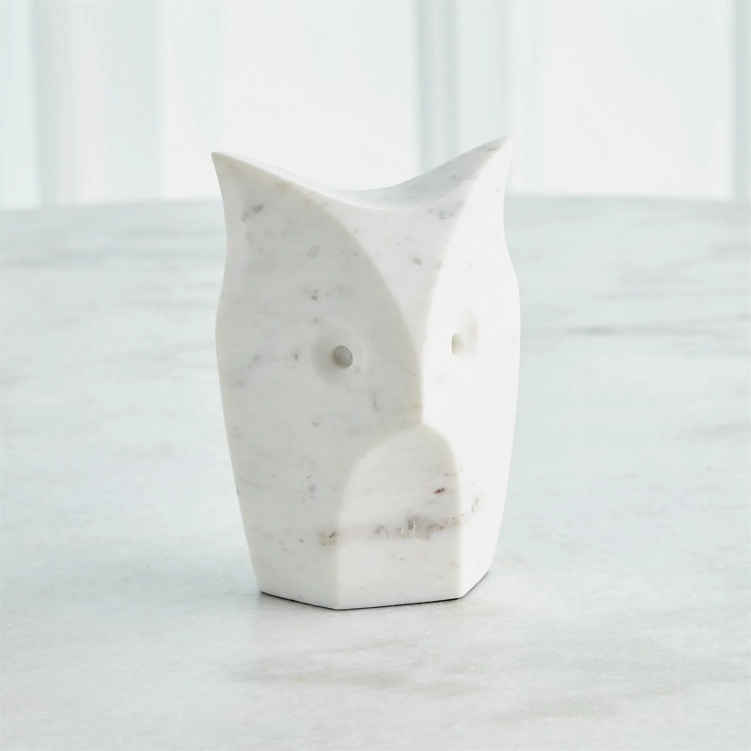 Global Views Standing Owl - White - Image 3