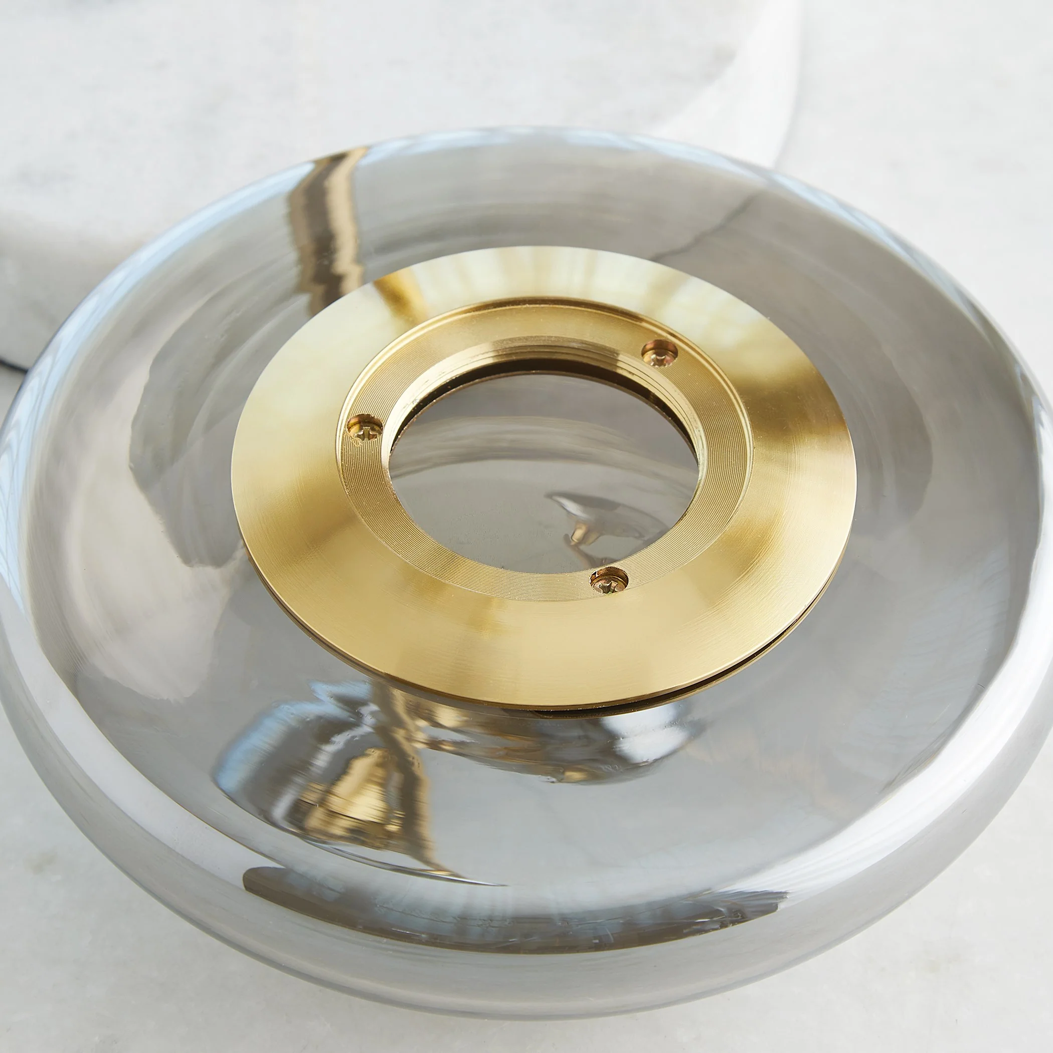 Global Views Stellar Table Lamp oke/Brass - Image 8