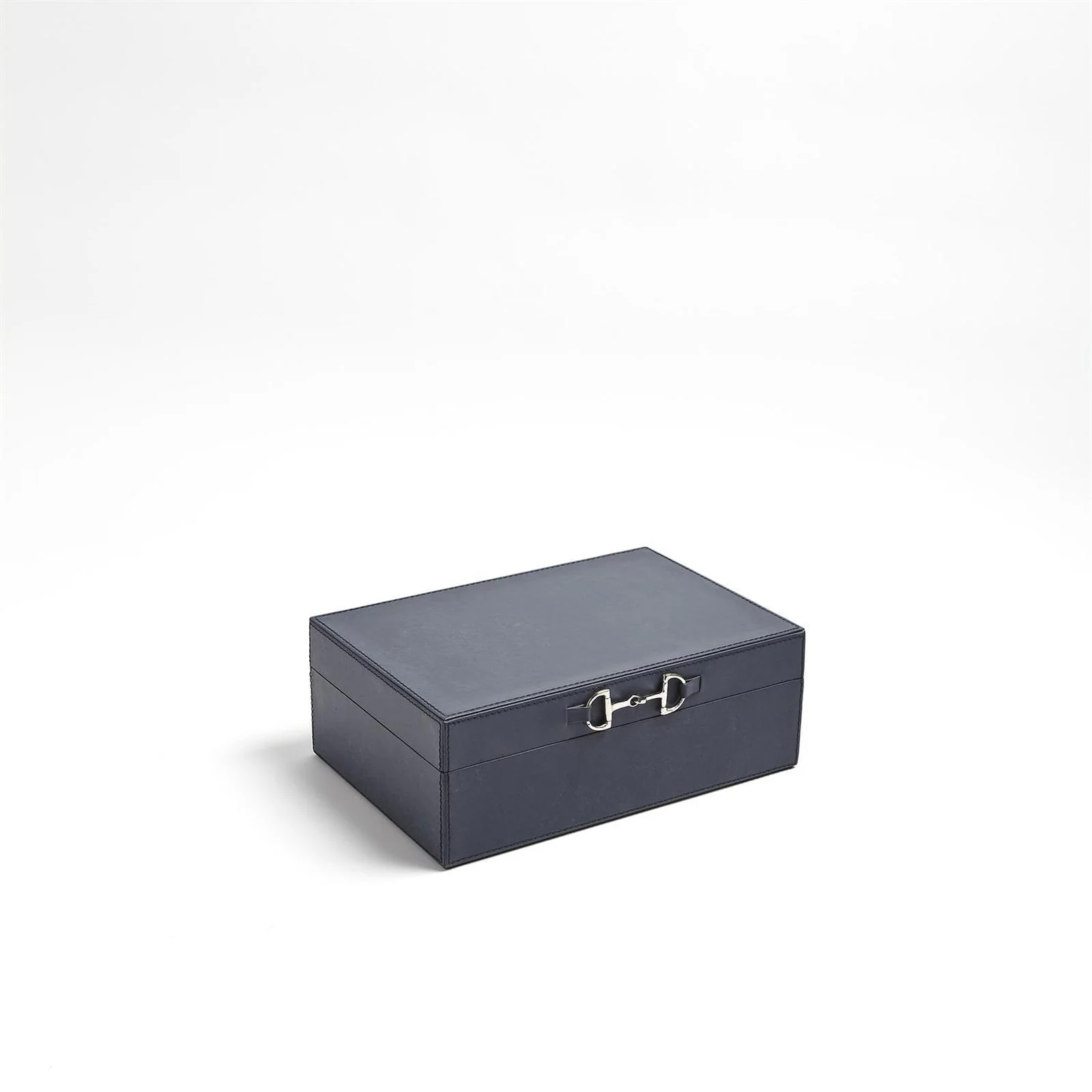 Global Views Stirrup Detail Box Blue Wash - Image 2