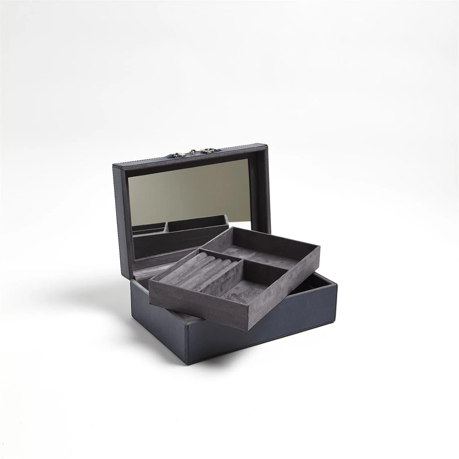 Global Views Stirrup Detail Box Blue Wash - Image 5