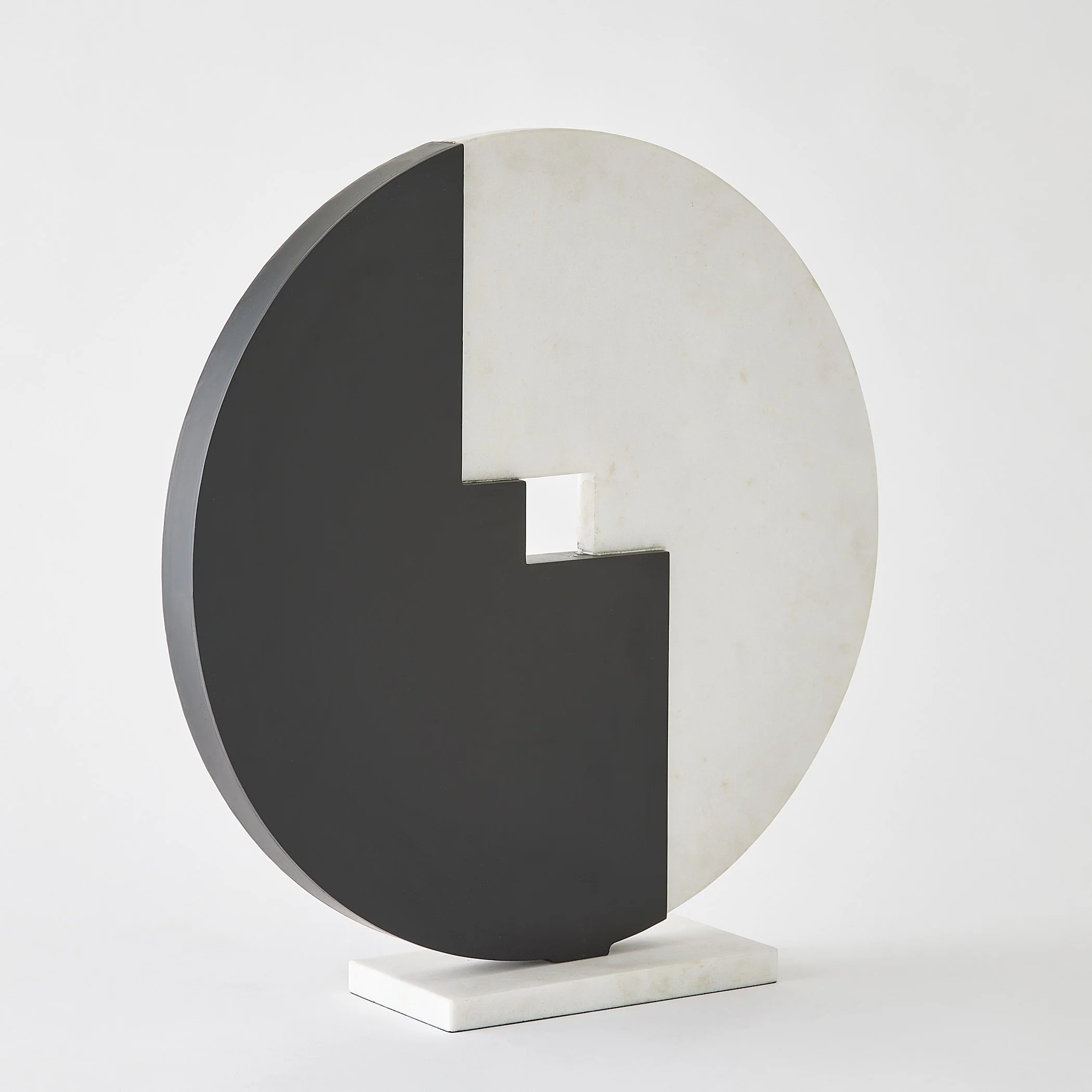 Global Views Stone Medallion Sculpture - Image 2