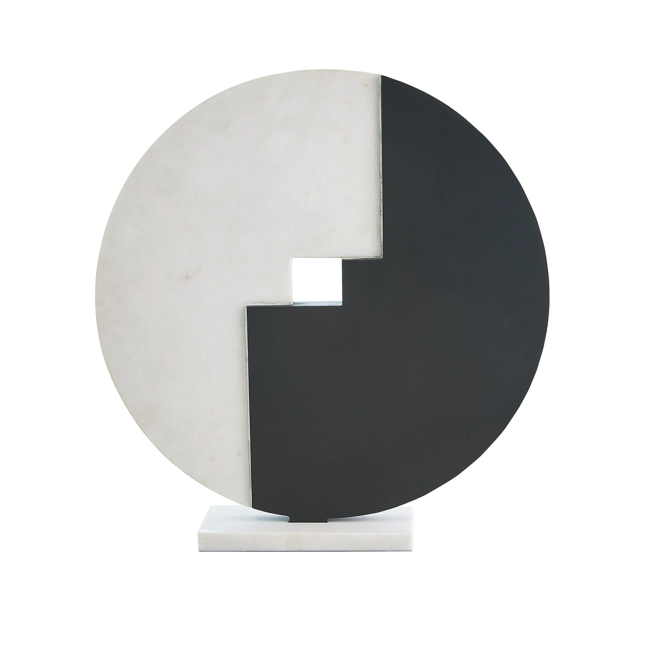 Global Views Stone Medallion Sculpture - Image 6