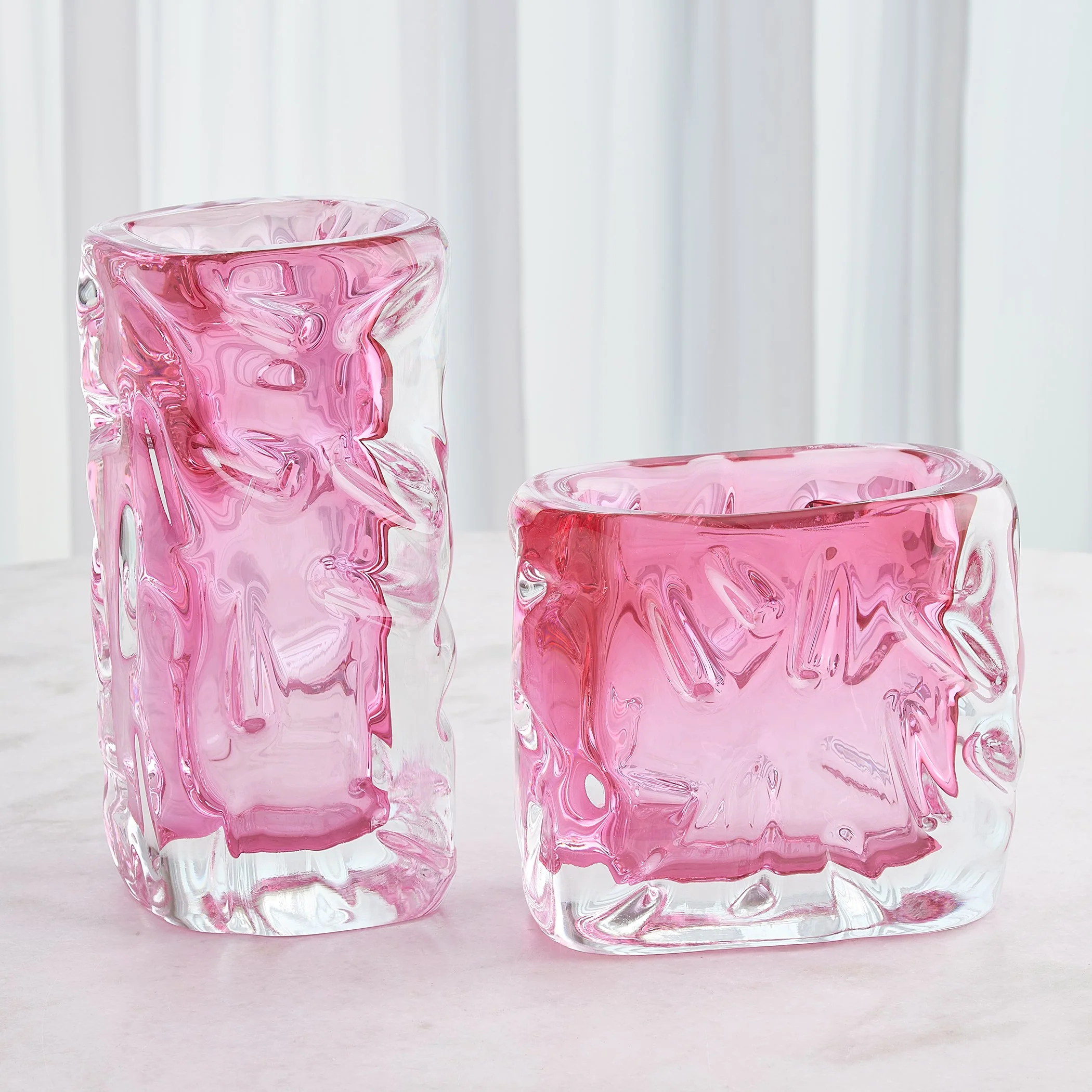 Global Views Storm Vase Rose - Image 4
