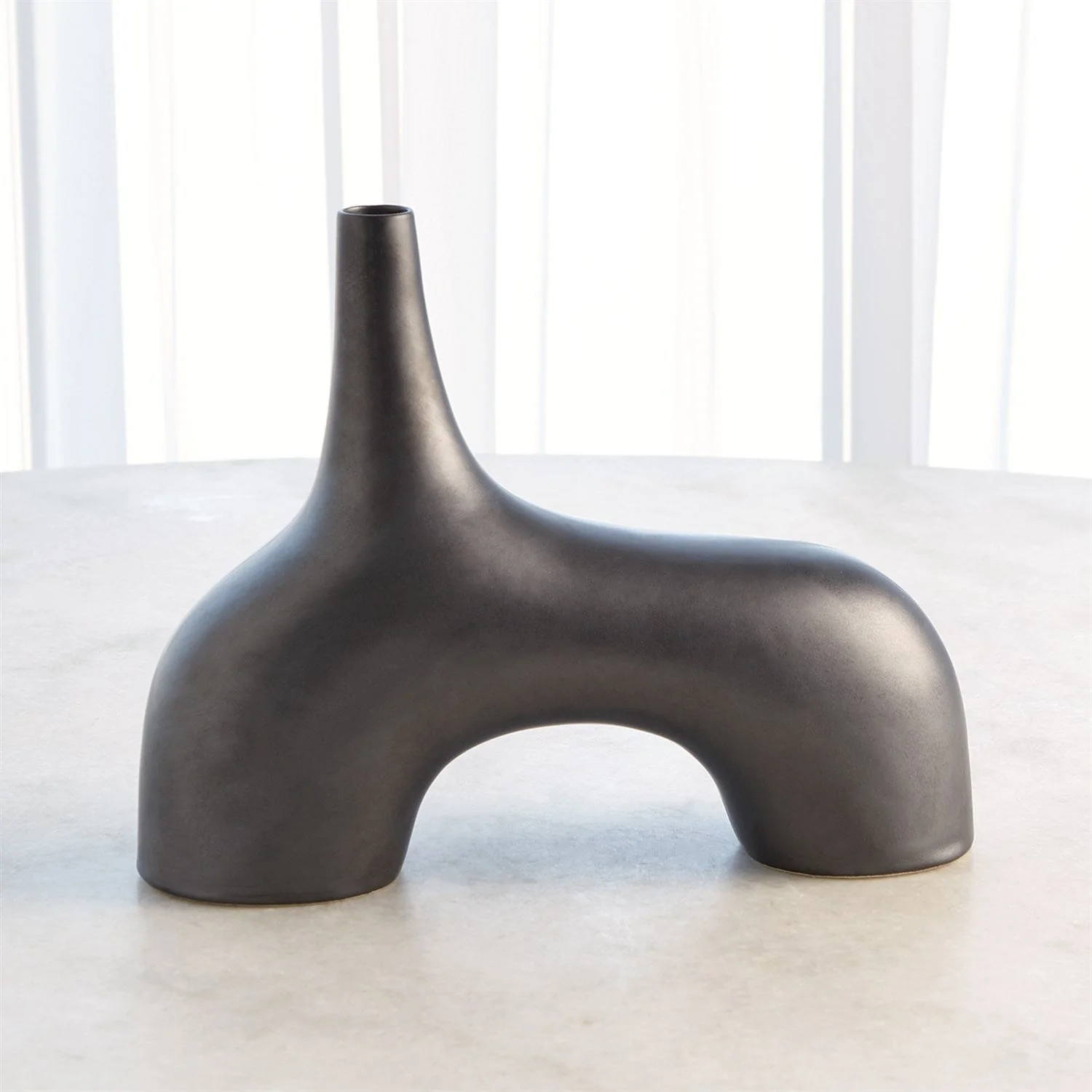 Global Views Stretch Vase - Black - Image 13