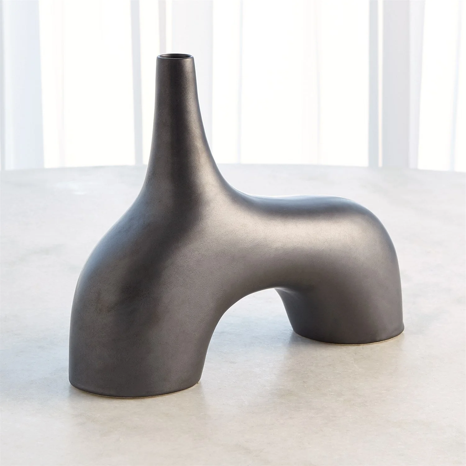Global Views Stretch Vase - Black - Image 16