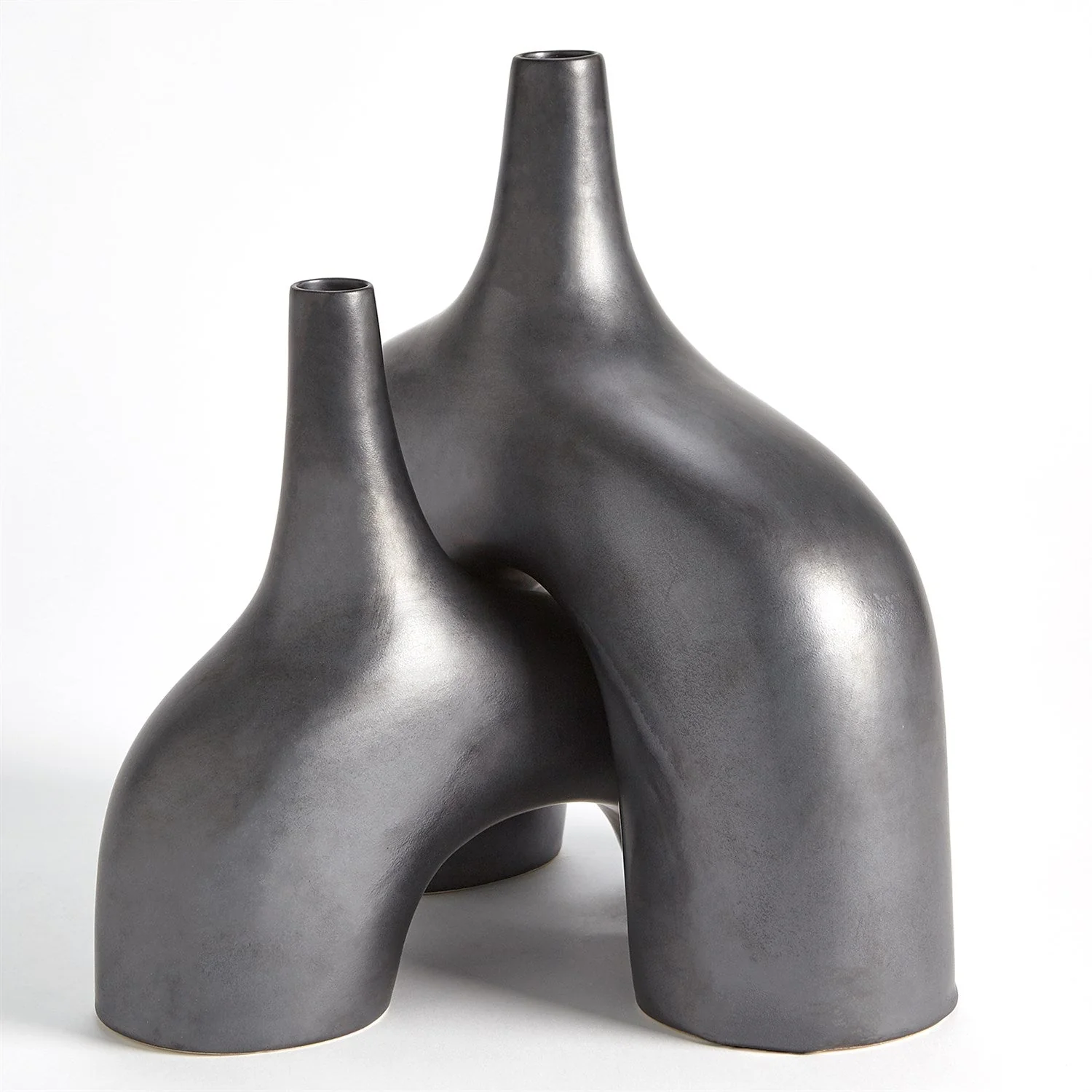 Global Views Stretch Vase - Black - Image 7