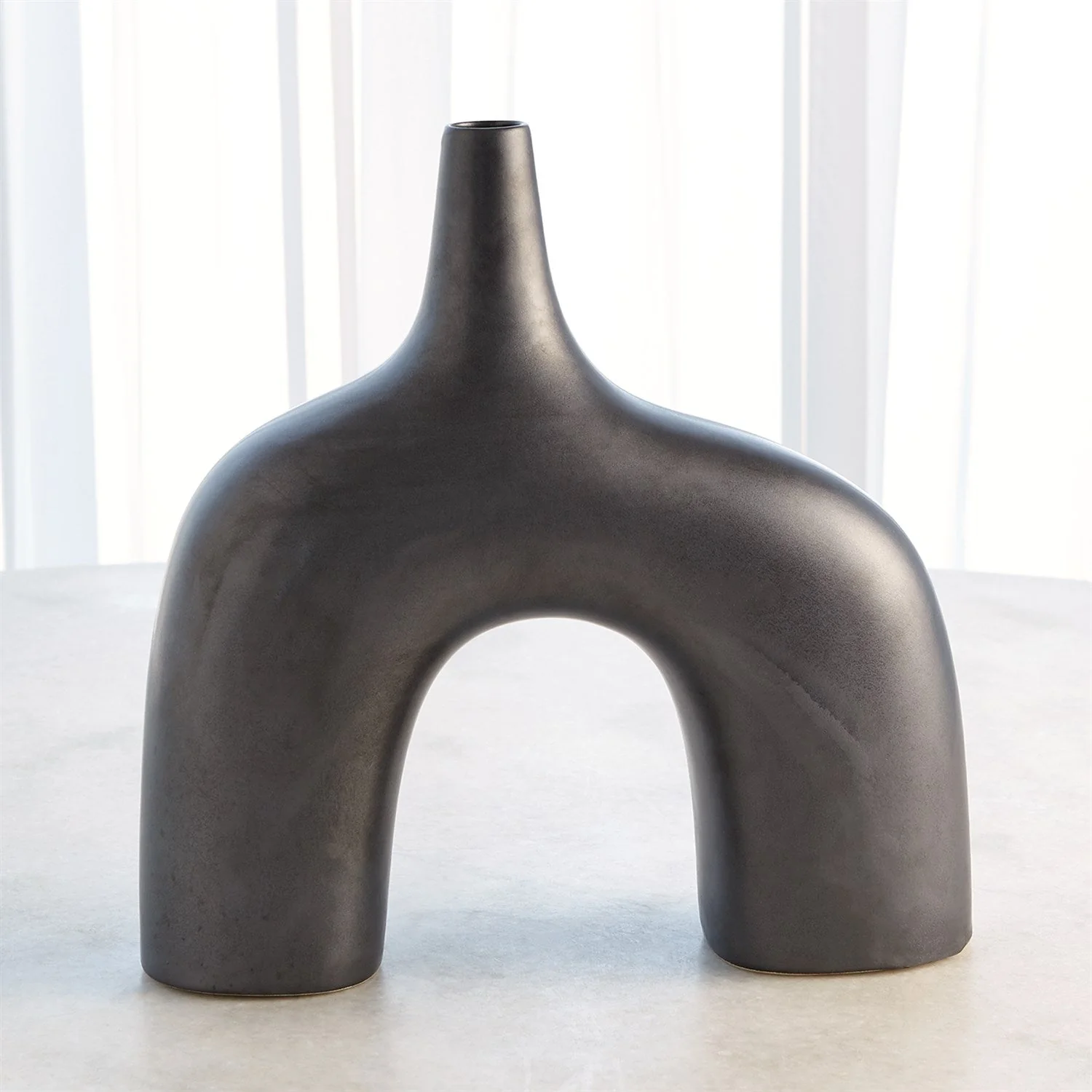 Global Views Stretch Vase - Black - Image 8