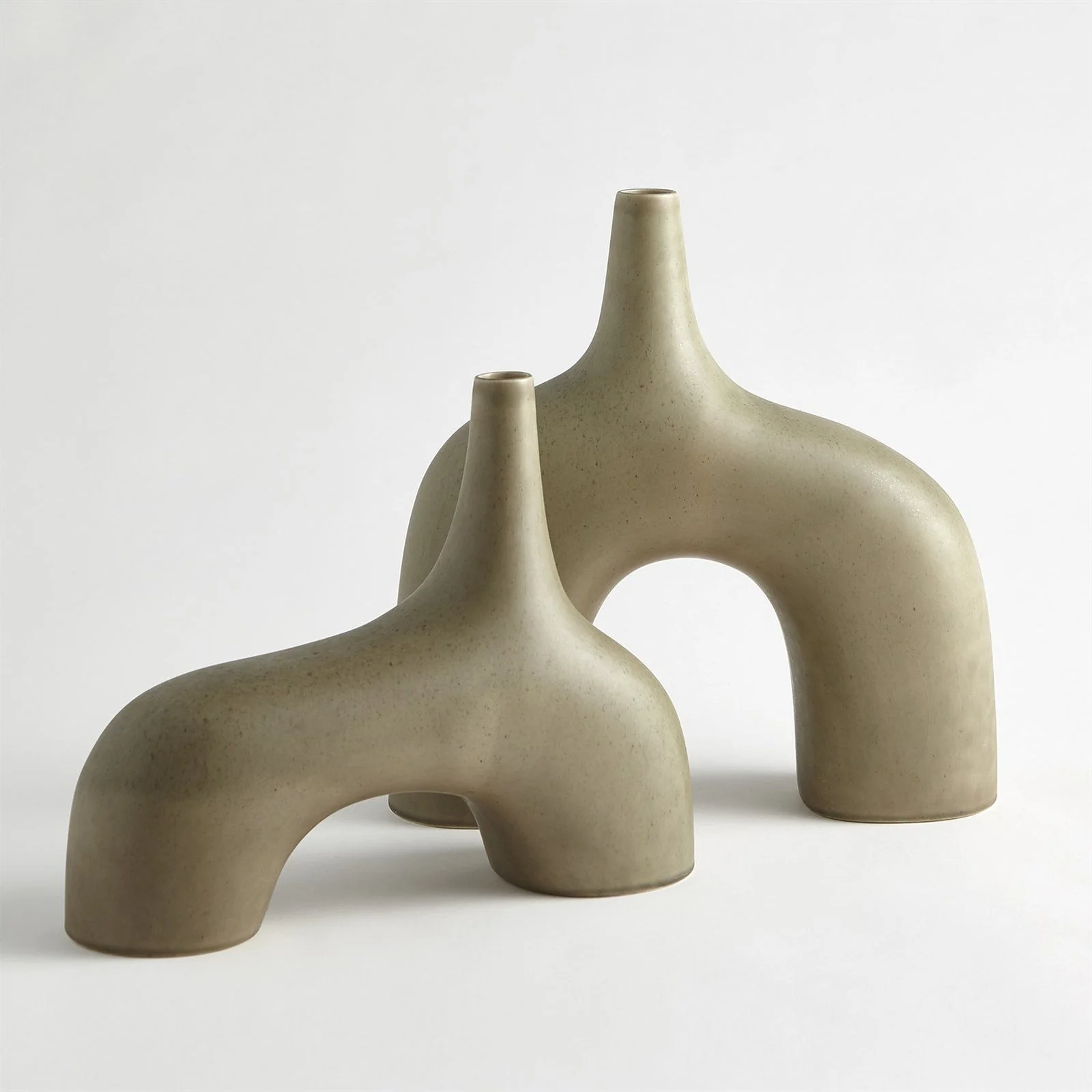 Global Views Stretch Vase Sage - Image 6