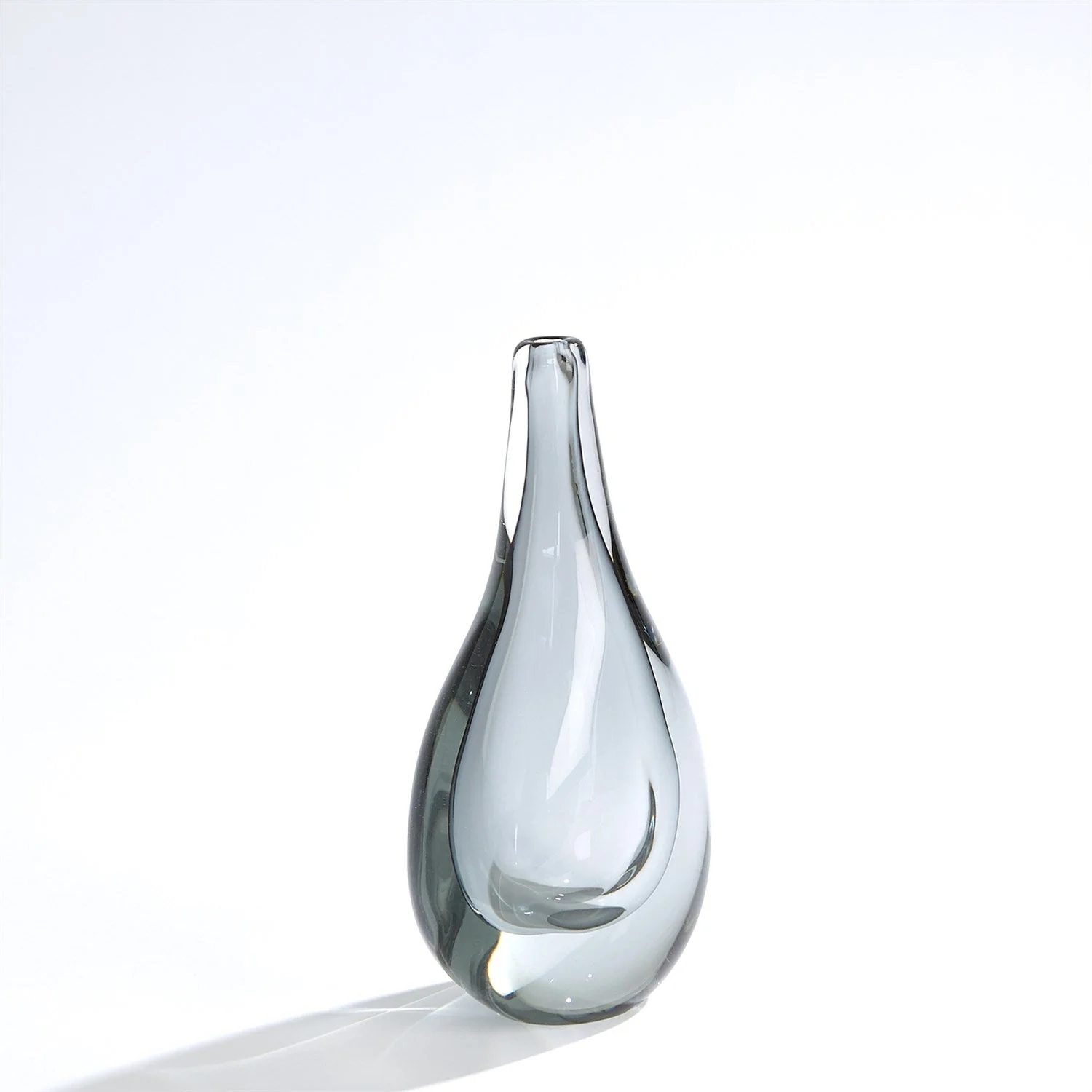 Global Views Stretched Neck Vase - Grey - Image 8
