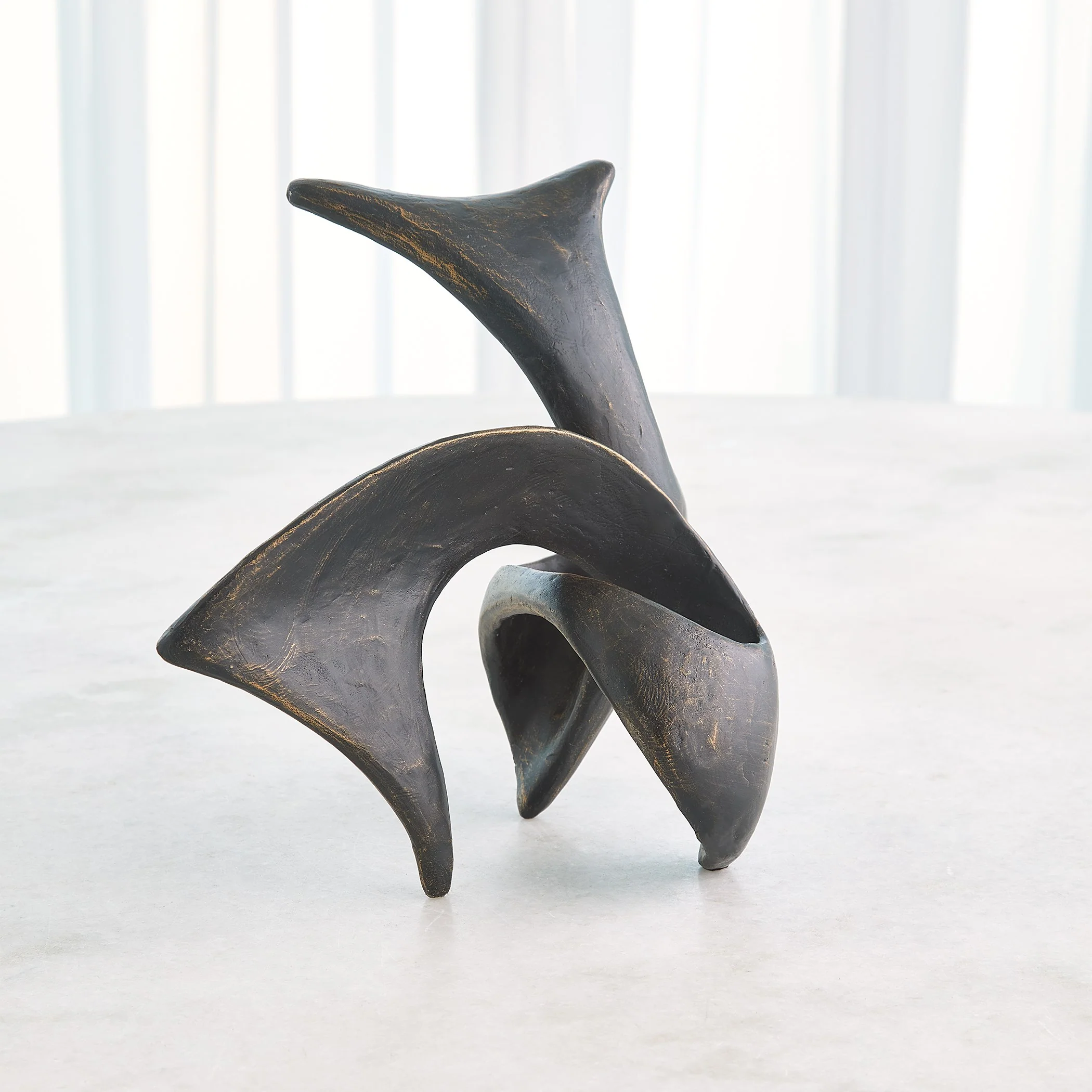 Global Views Strombus Sculpture Bronze - Image 5
